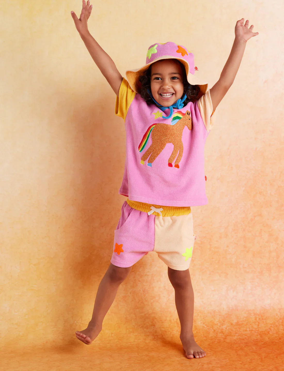Giddy Up Terry Kids Bucket Hat - Image 3