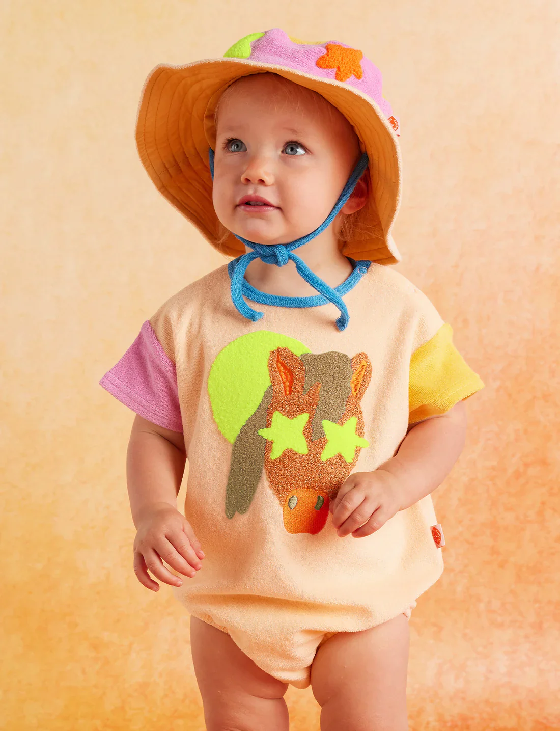 Giddy Up Terry Kids Bucket Hat - Image 5