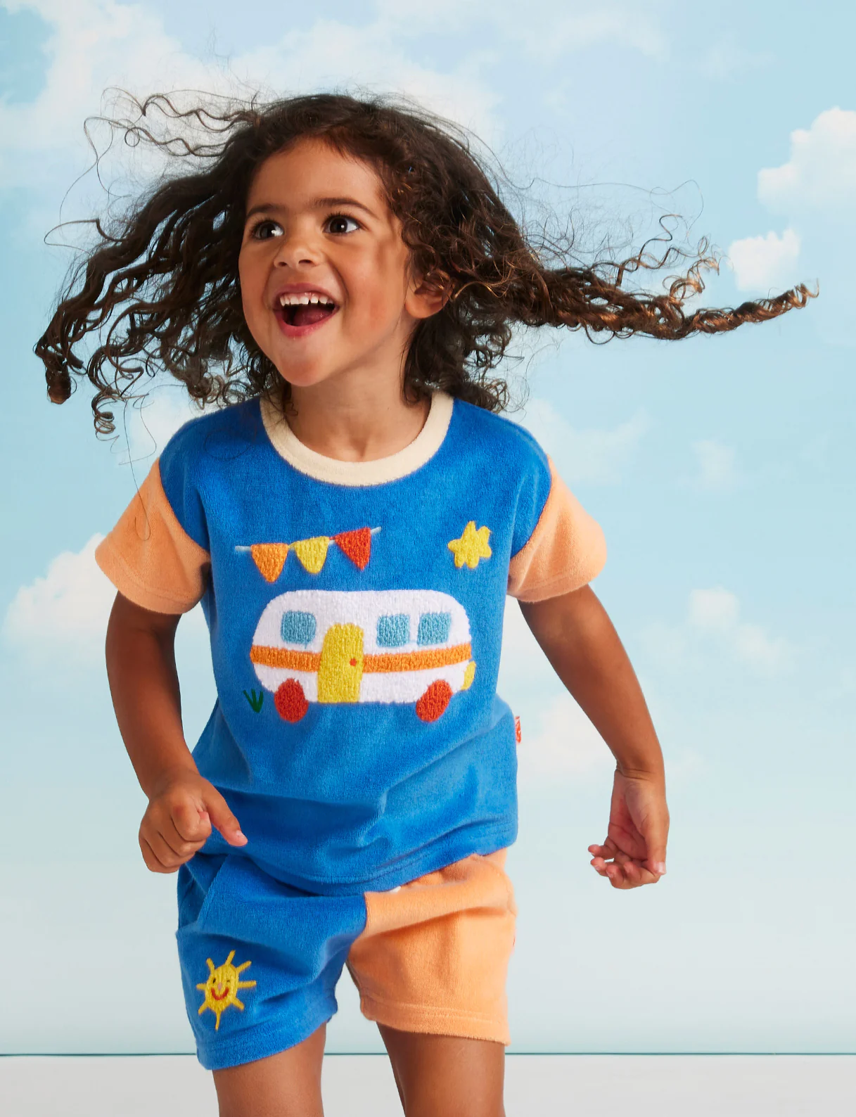 Halcyon Nights Happy Camper Terry T-Shirt - Image 2