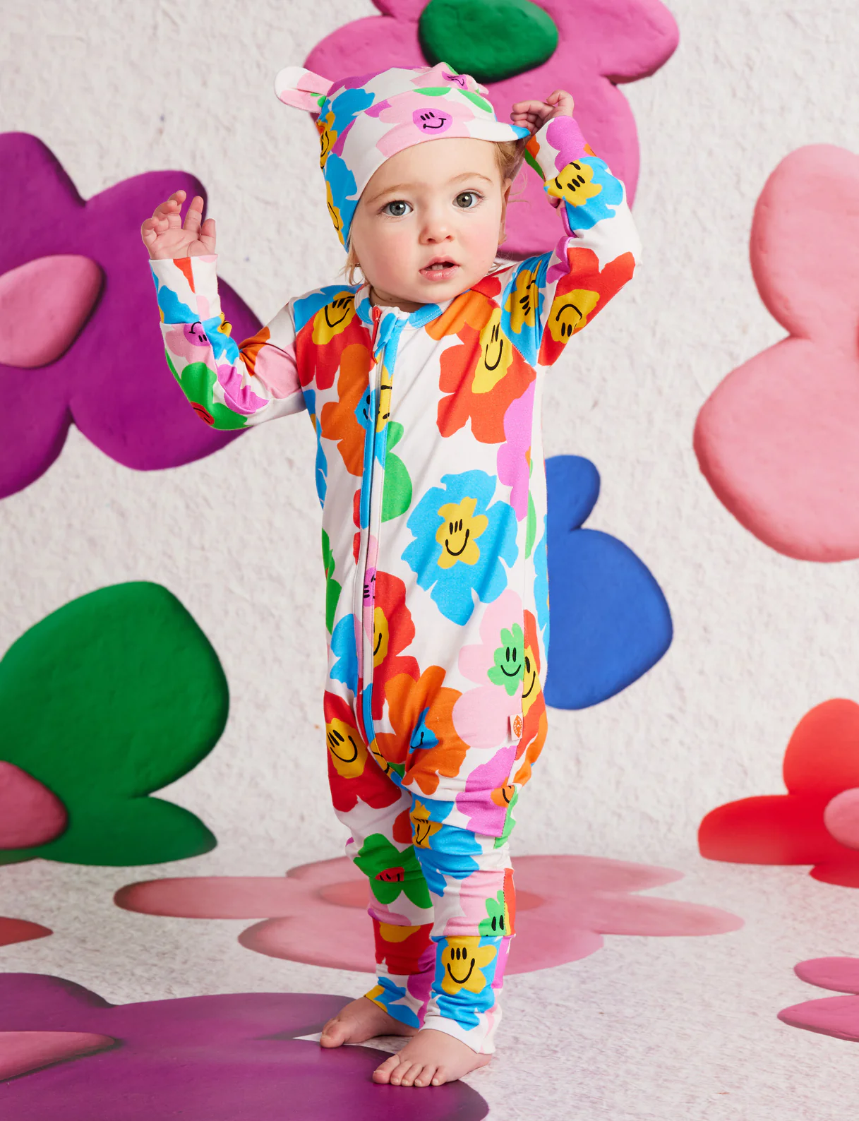 Hej Blomma! Long Sleeve Romper - Image 2