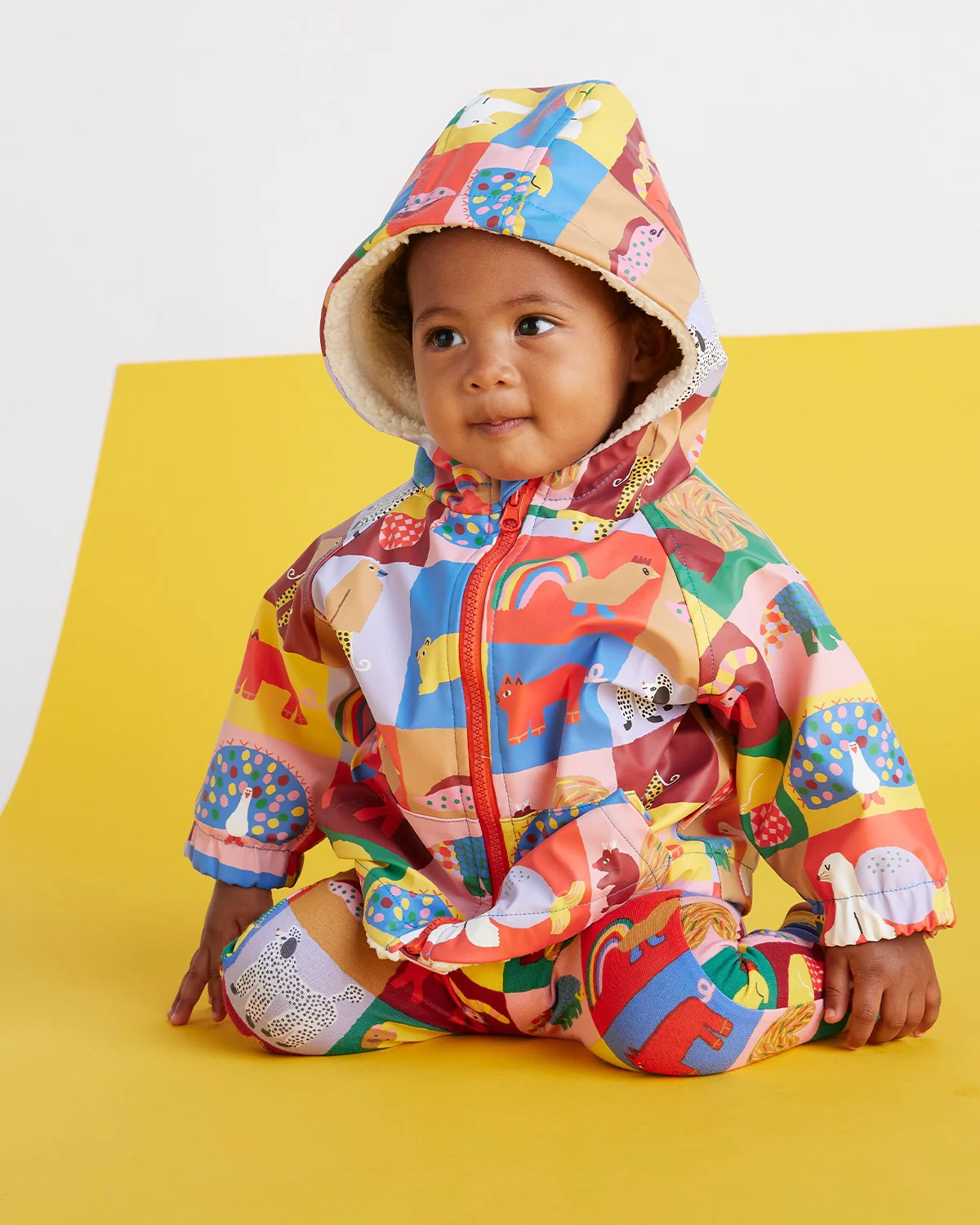 Halcyon Nights Kids Rain Jacket - Look At Our Tails - Image 4