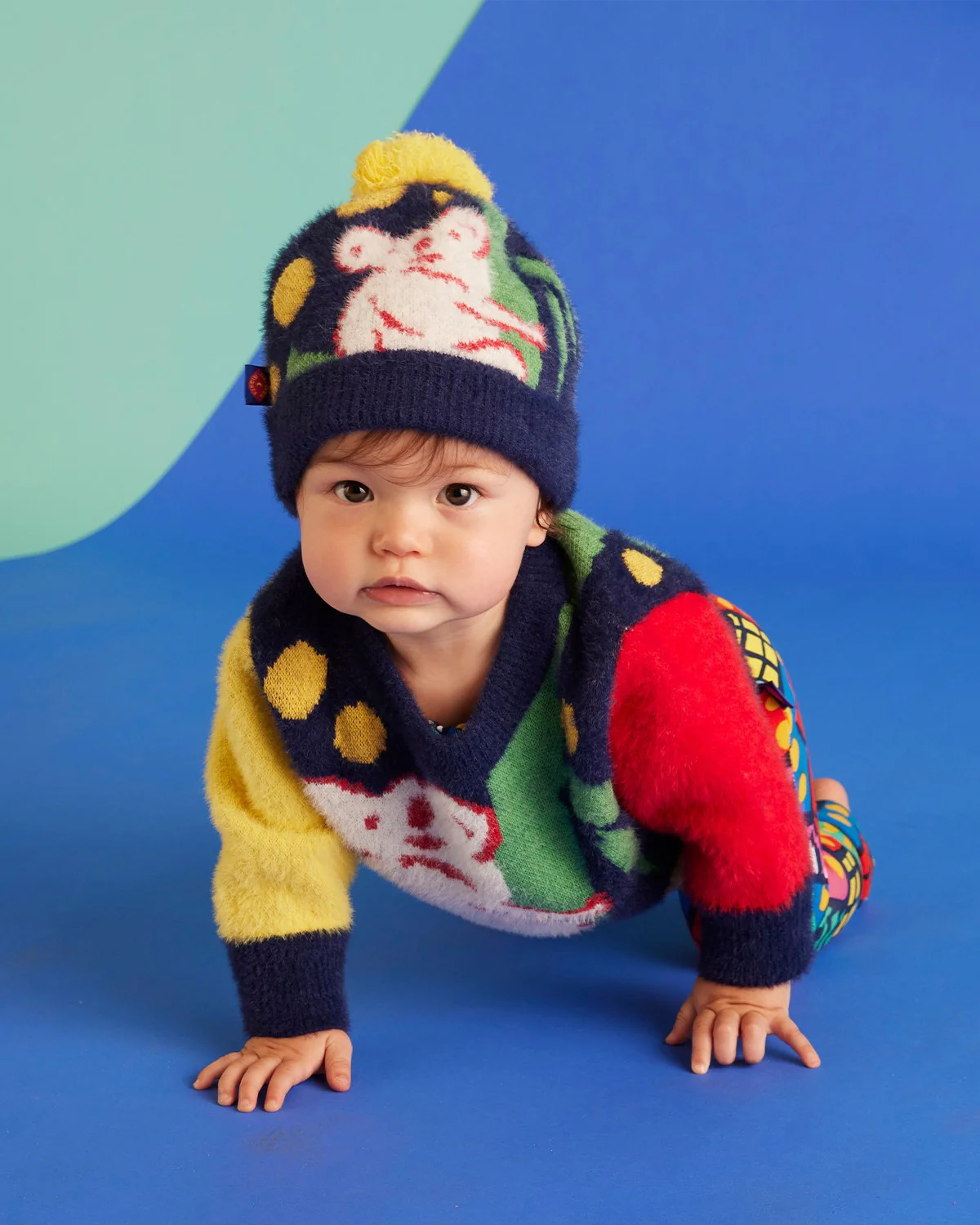 Knit Jumper - Blinky/Navy - Image 5
