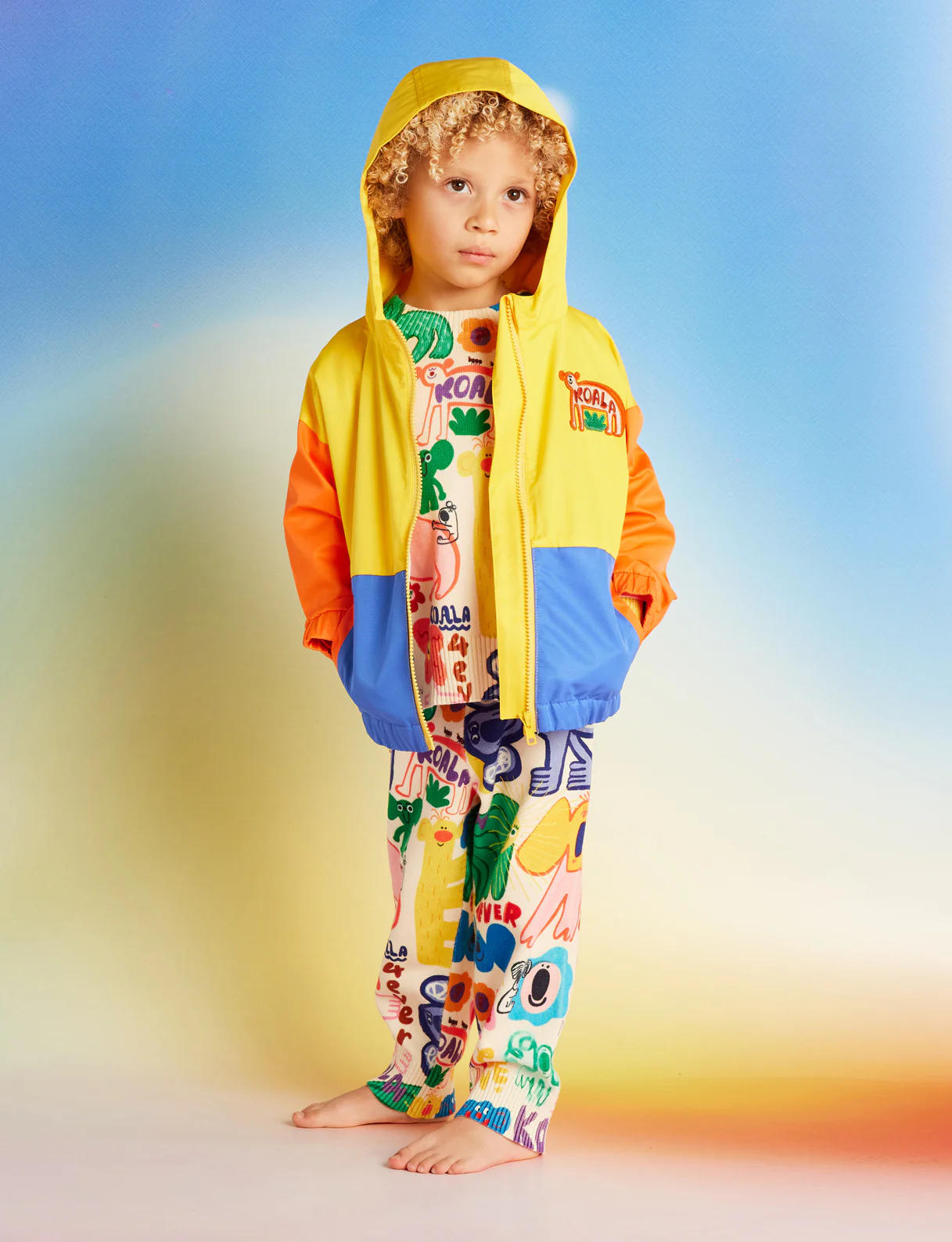 Koala 4ever Spray Jacket Yellow - Image 3