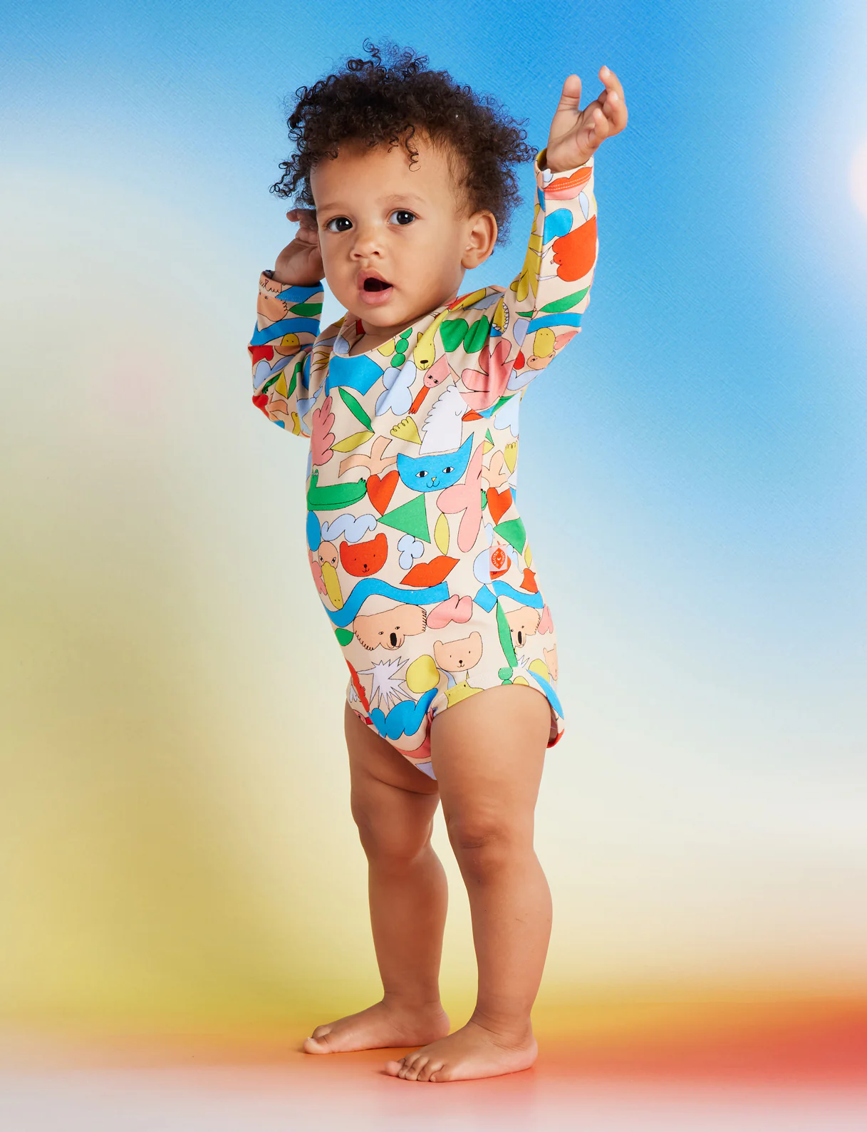 Little Billabong Long Sleeve Bodysuit - Image 3