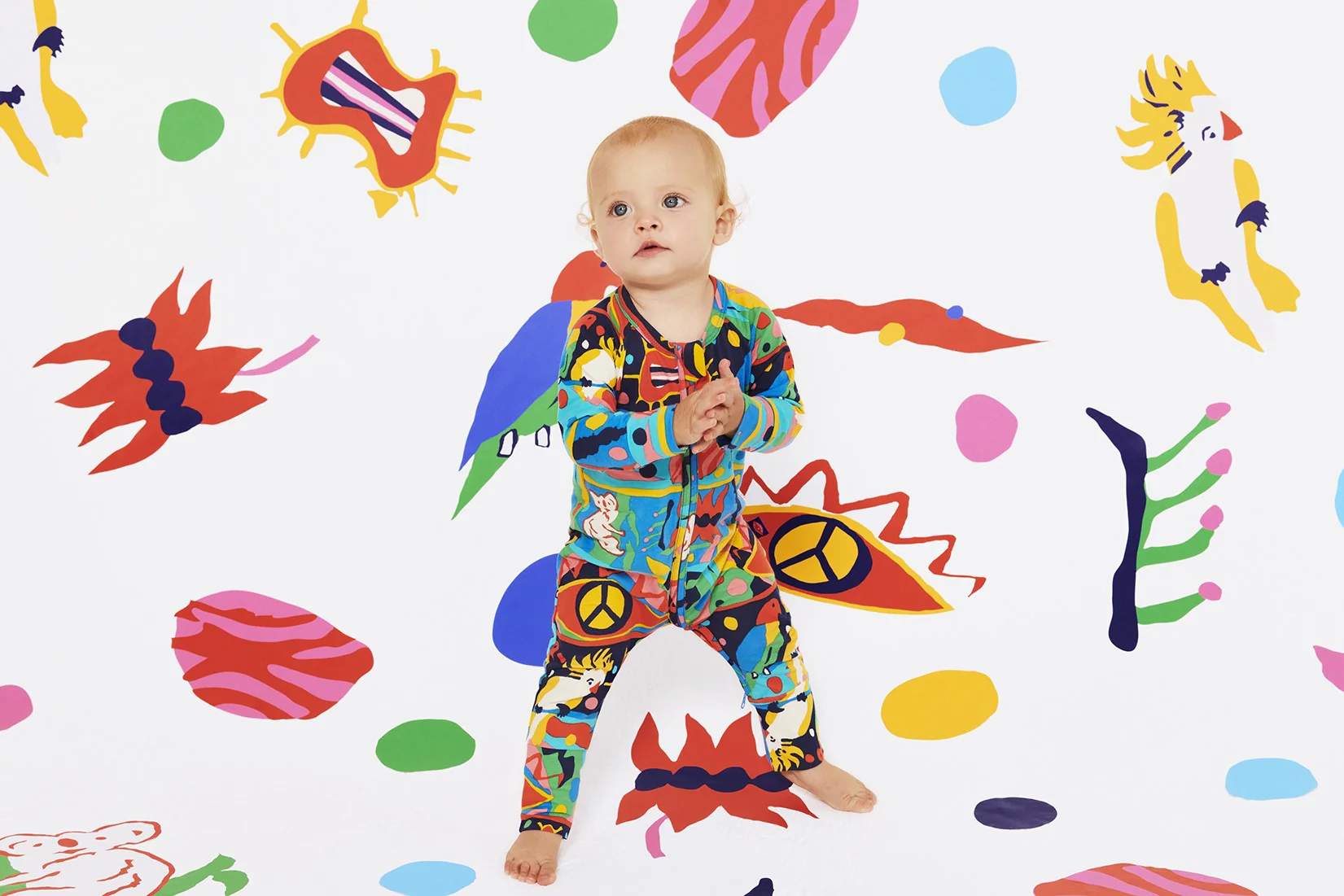 Halcyon Nights Long Sleeve Romper - Bush Paradise - Image 2