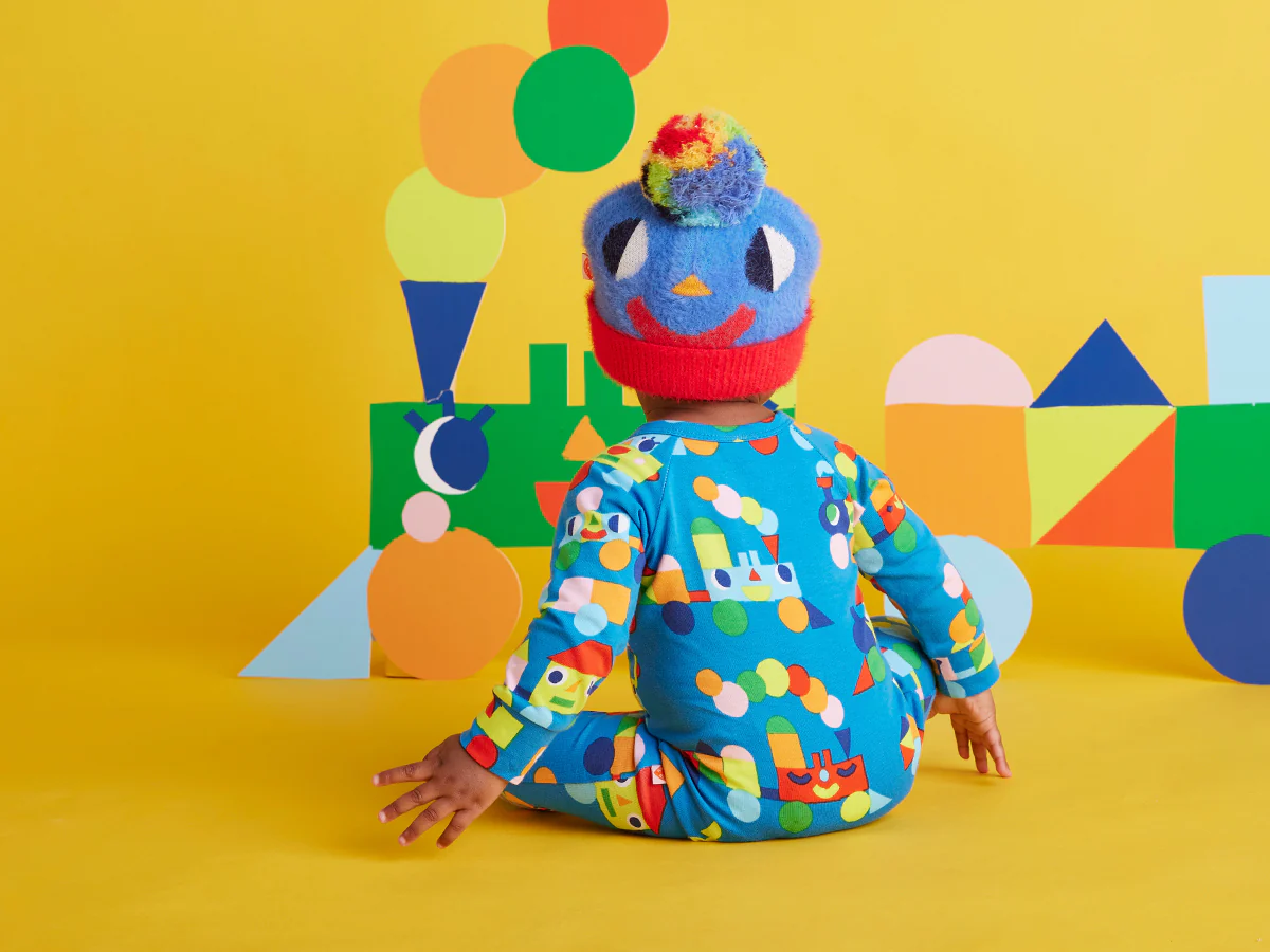 Long Sleeve Romper - Rainbow Express - Image 3