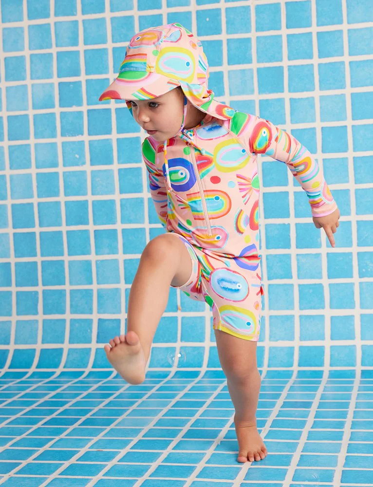 Long Sleeve Rash Suit Fancy Fins - Image 2