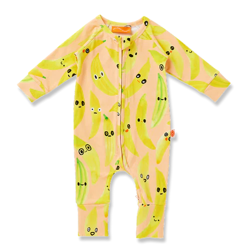 Peel Party Long Sleeve Romper