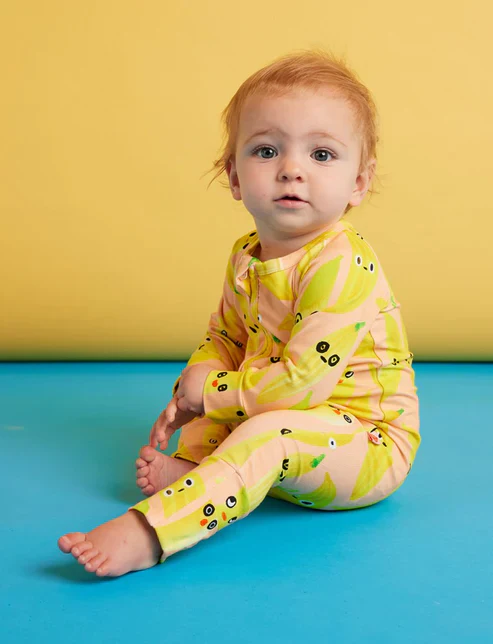 Peel Party Long Sleeve Romper - Image 3