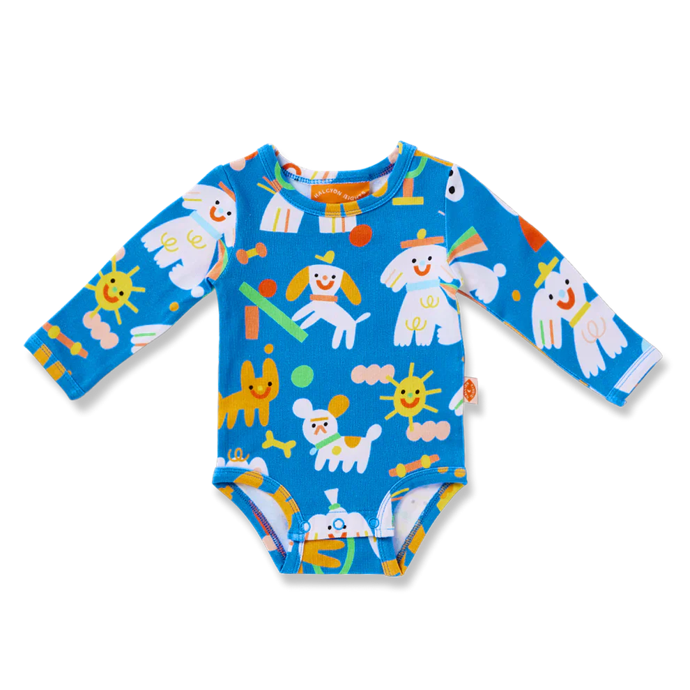 Puppy Park Long Sleeve Bodysuit