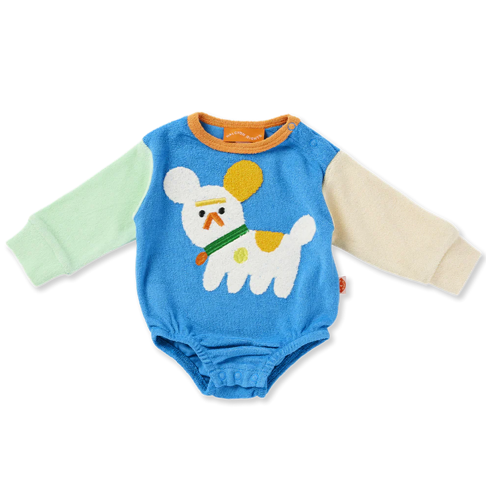 Puppy Park Terry Long Sleeve Bodysuit