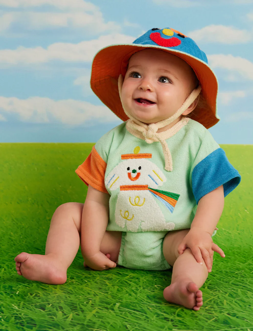 Puppy Park Terry Short Sleeve Bodysuit - Image 3