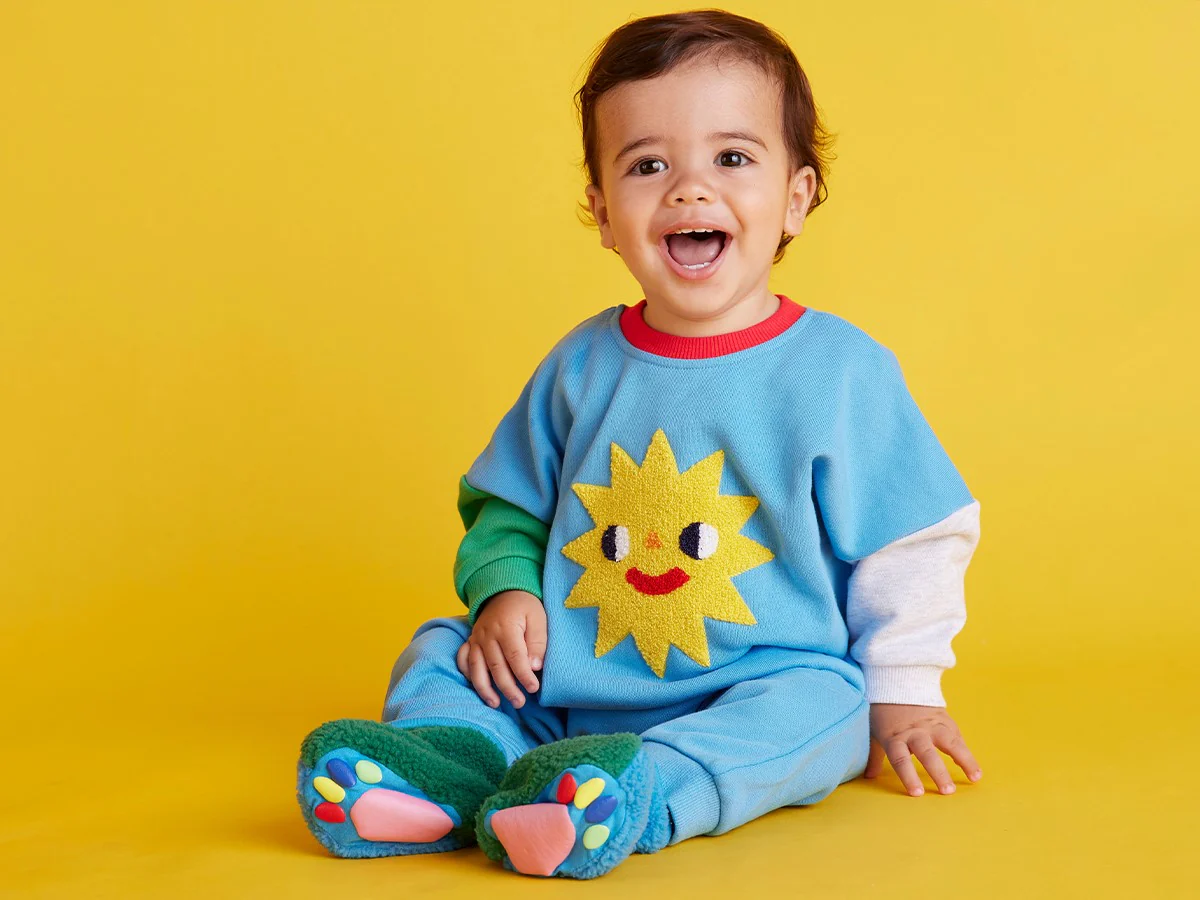 Sherpa Baby Bootie - Rainbow Express - Image 2