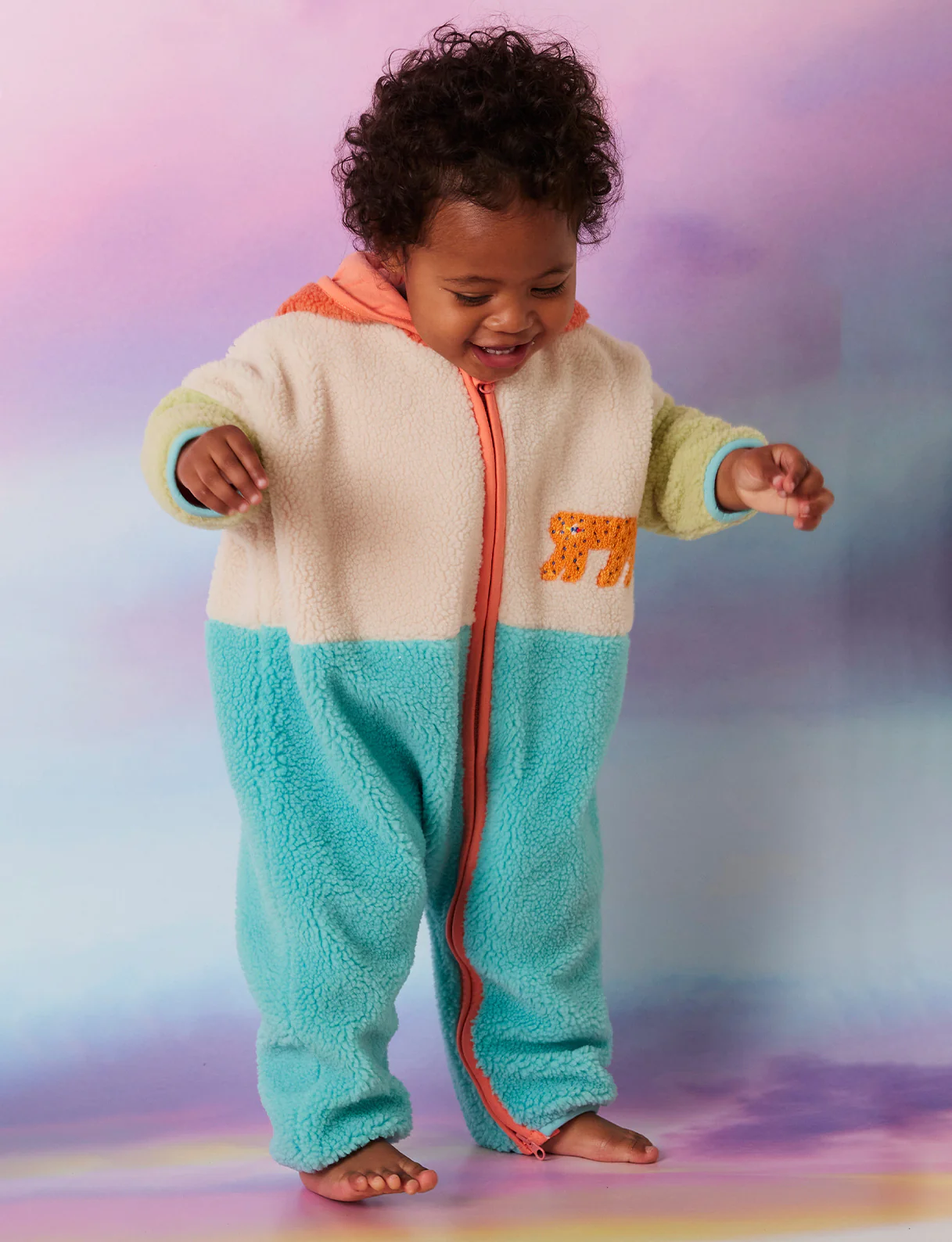 Sherpa Jumpsuit - Leopard - Image 2