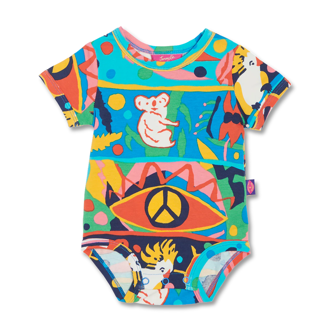 Halcyon Nights Short Sleeve Bodysuit - Bush Paradise