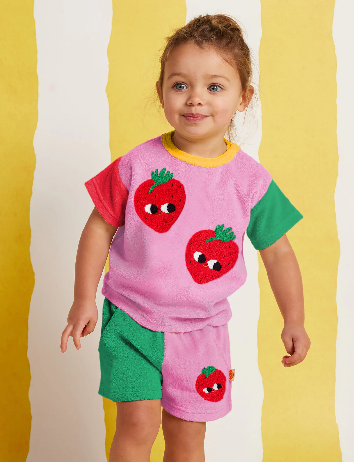 Strawberry Terry Shorts - Image 2