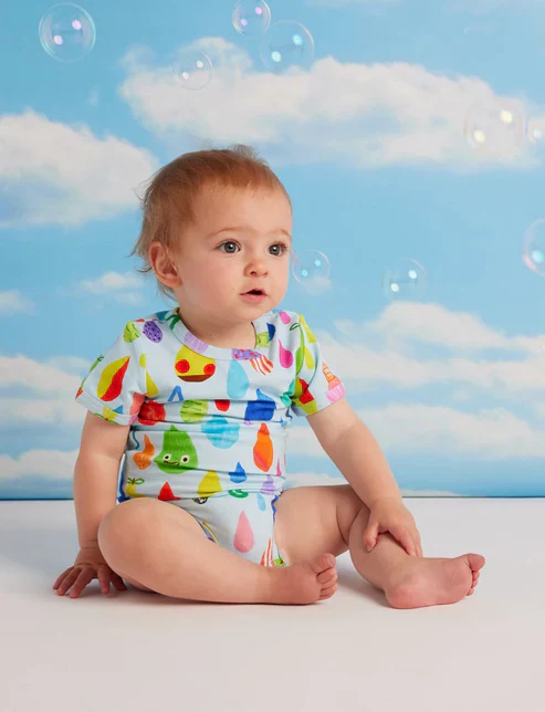 Sun Shower Short Sleeve Bodysuit - Image 2