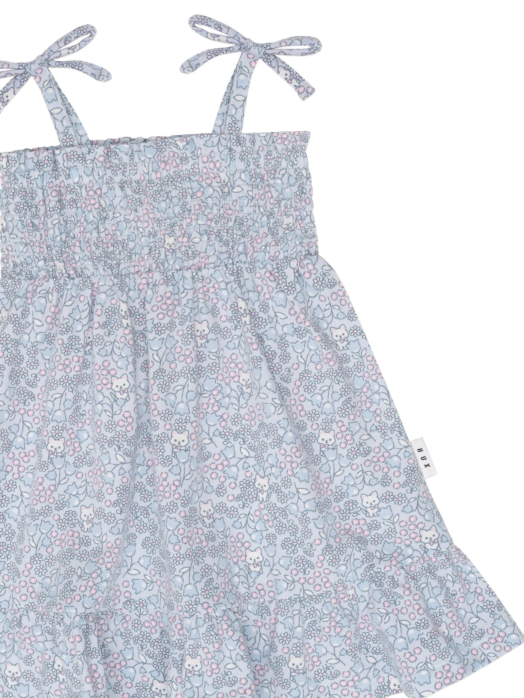 Bluebell Floral Shirred Dress - Image 5