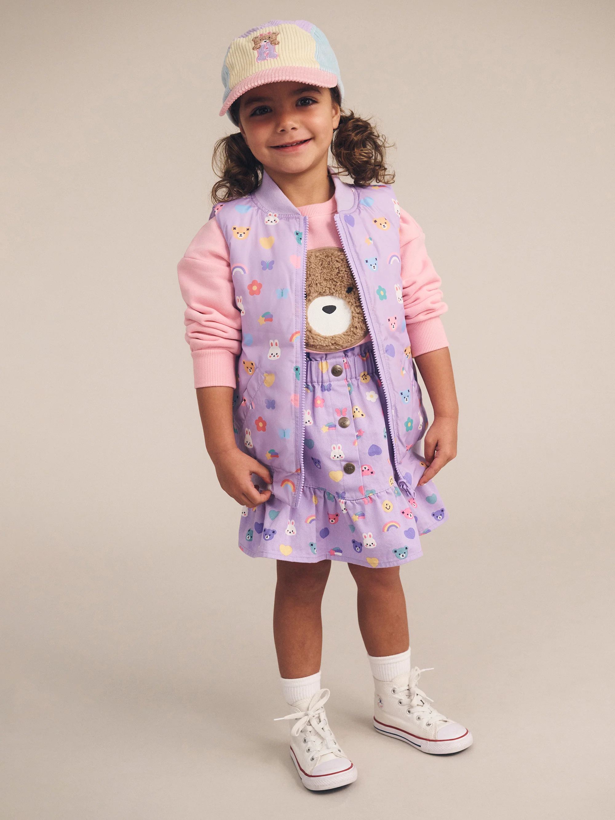 Blush Furry Huxbear Sweatshirt - Image 5