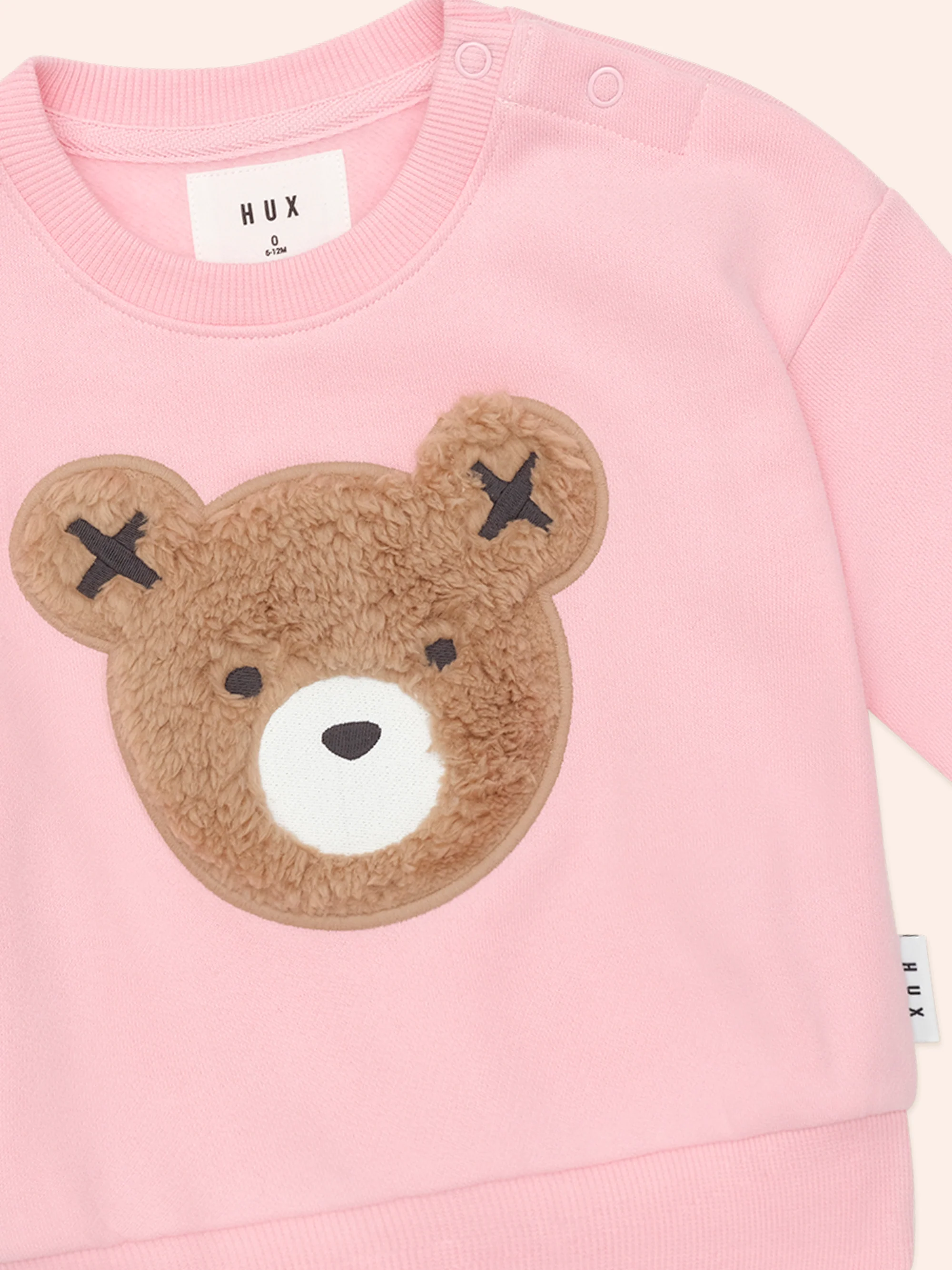 Blush Furry Huxbear Sweatshirt - Image 7