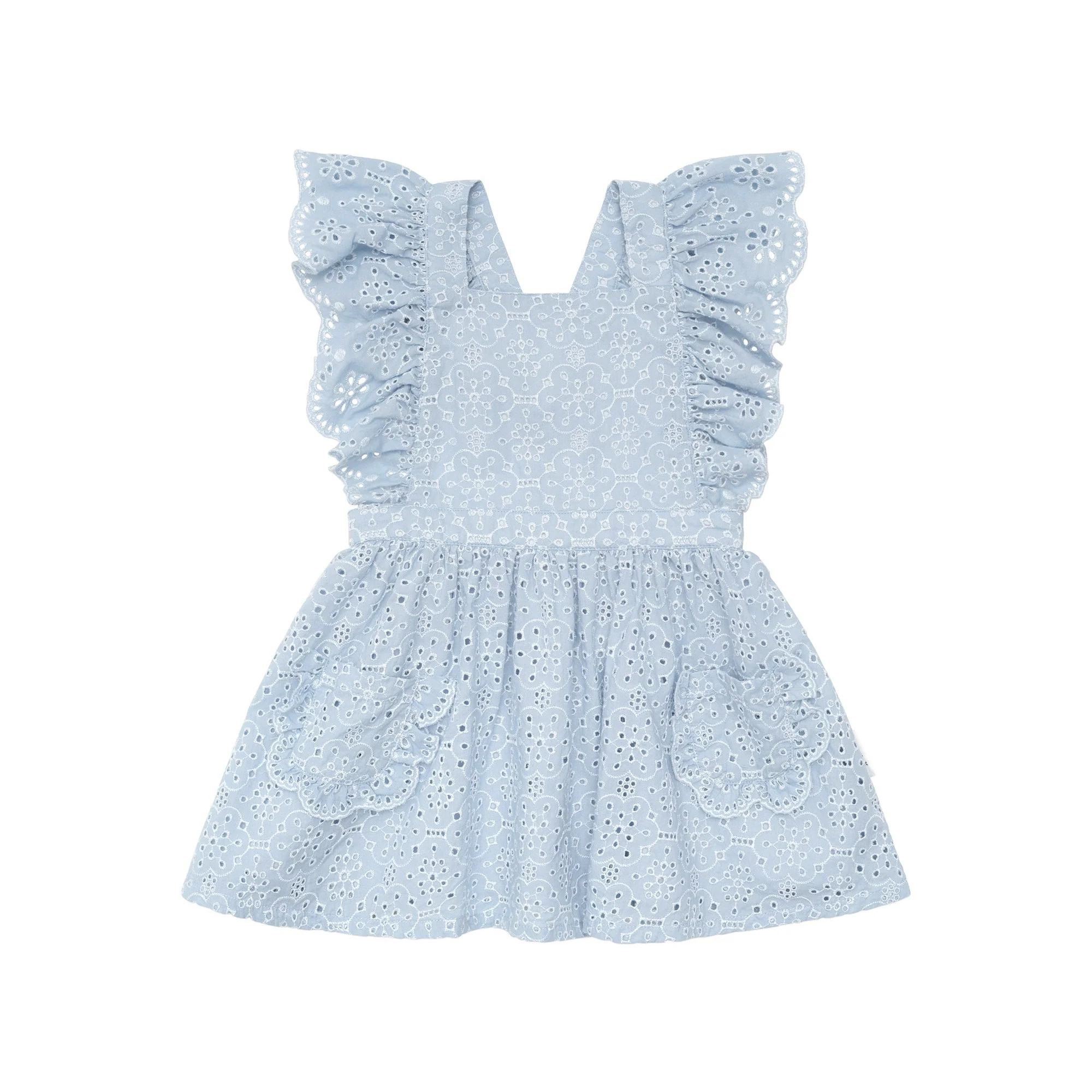 Broderie Ruffle Dress