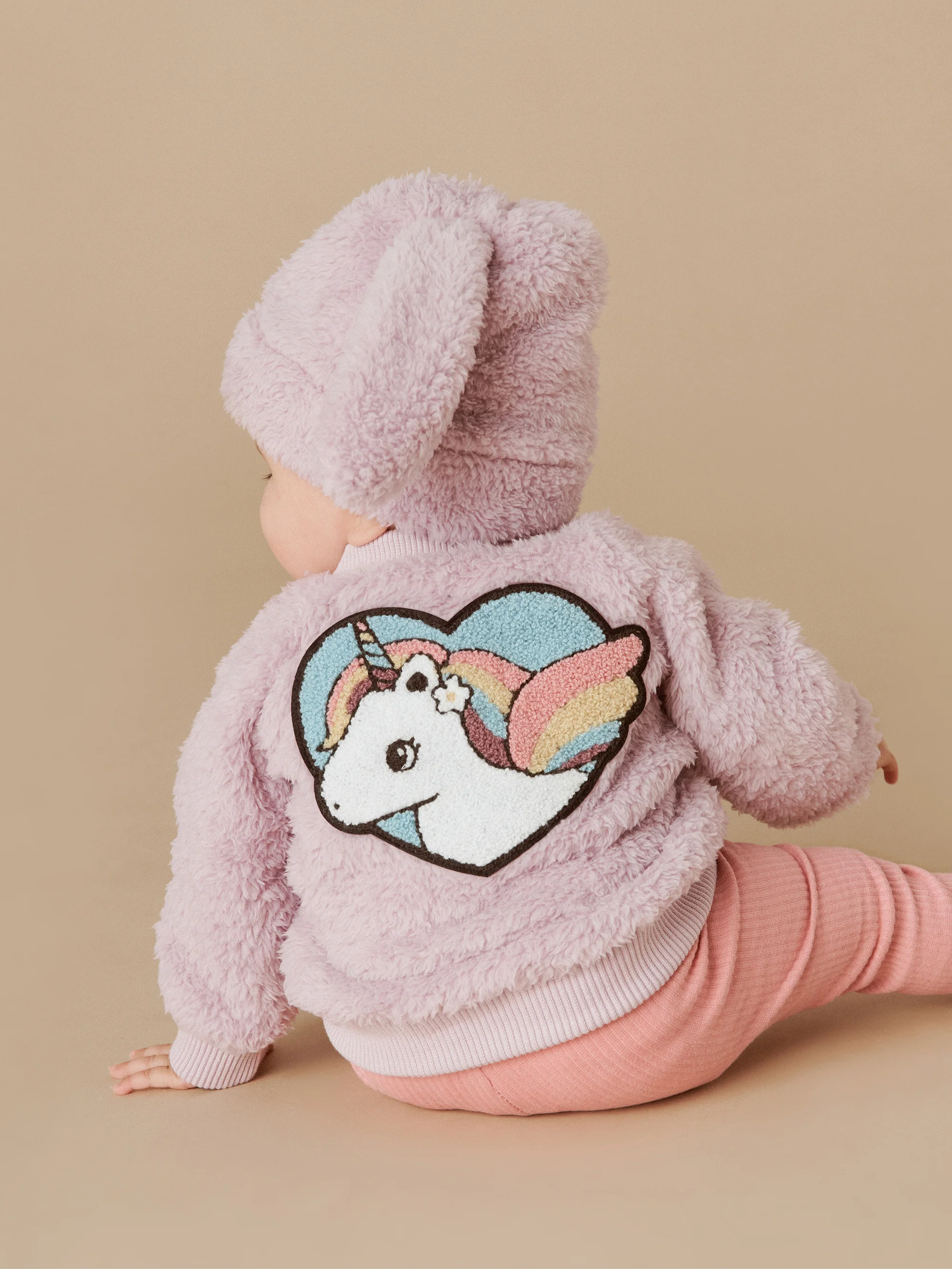 Bunny Fur Beanie - Lavender - Image 3