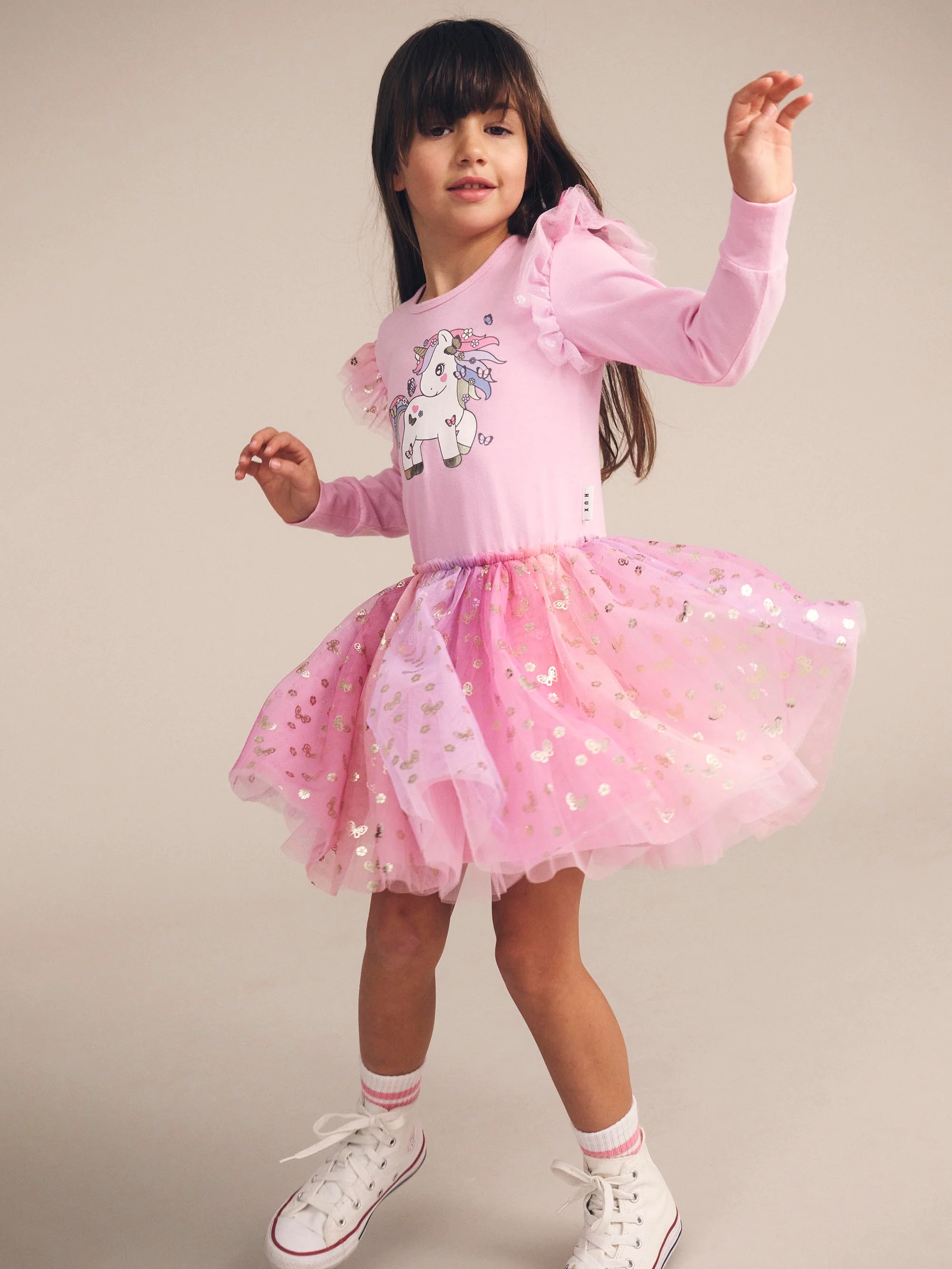 Huxbaby Butterfly Unicorn Ballet Dress - Image 3