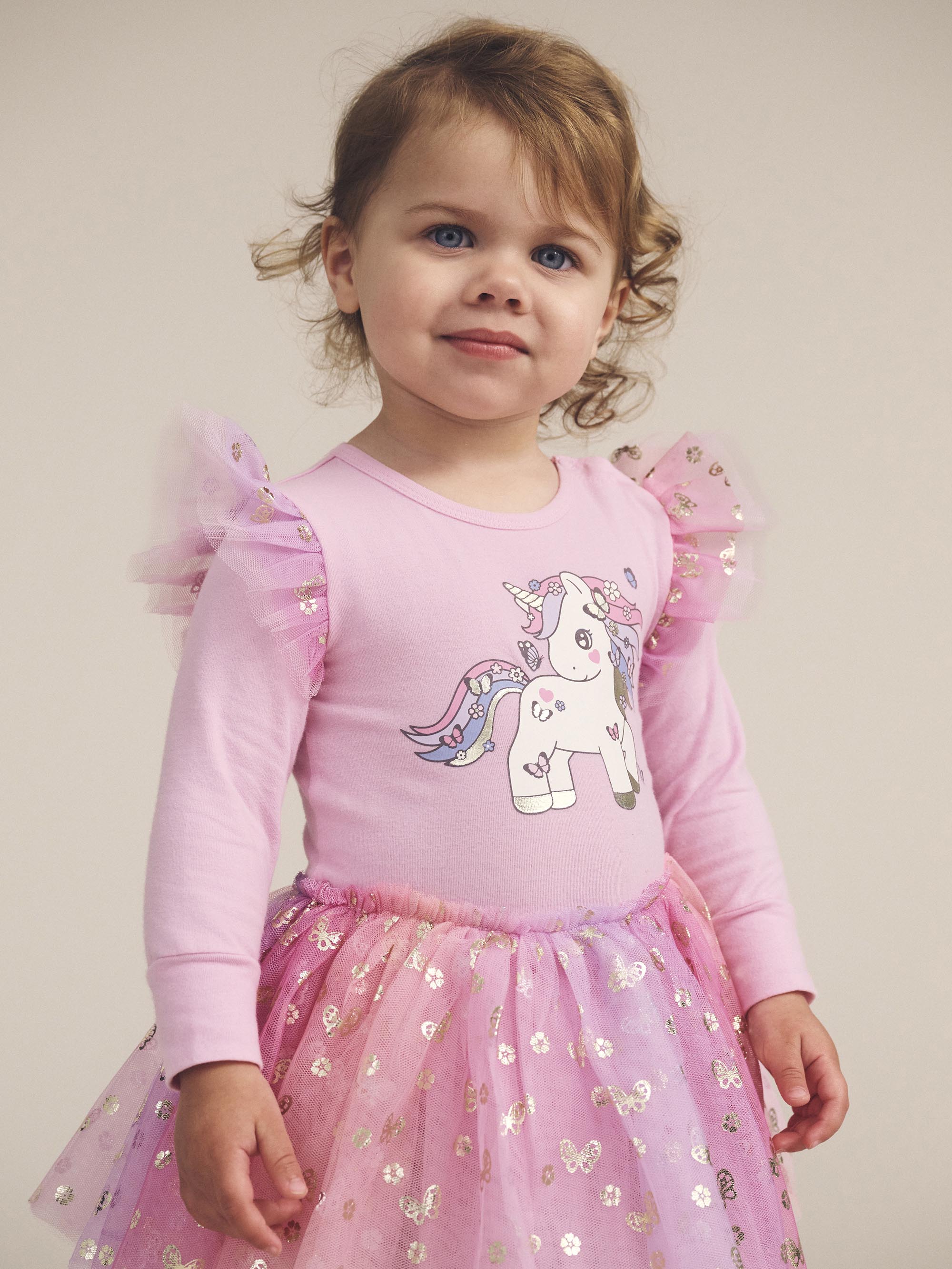 Huxbaby Butterfly Unicorn Ballet Dress - Image 6