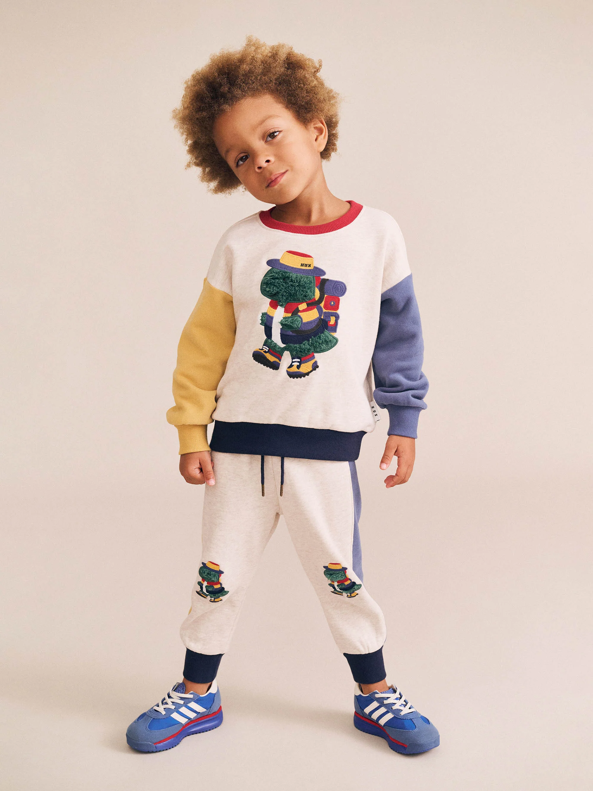 Camping Dino Colour Block Trackpant - Image 3