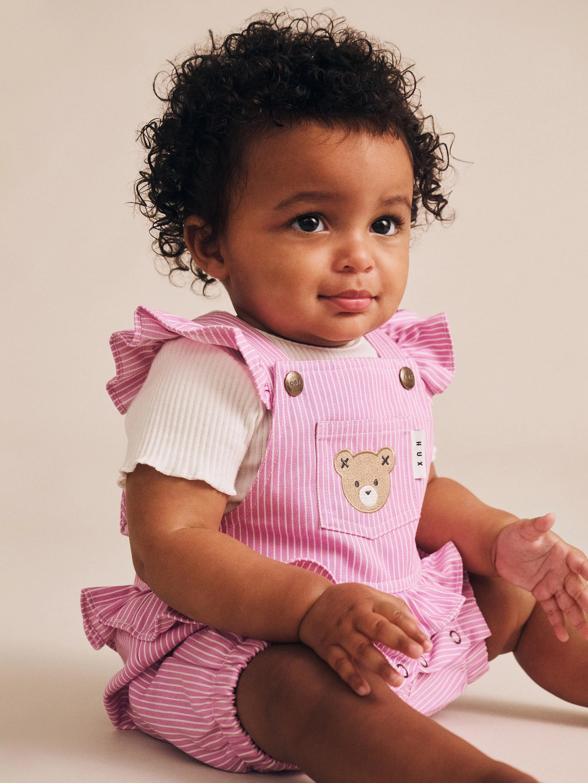 Candy Stripe Bubble Romper - Image 2