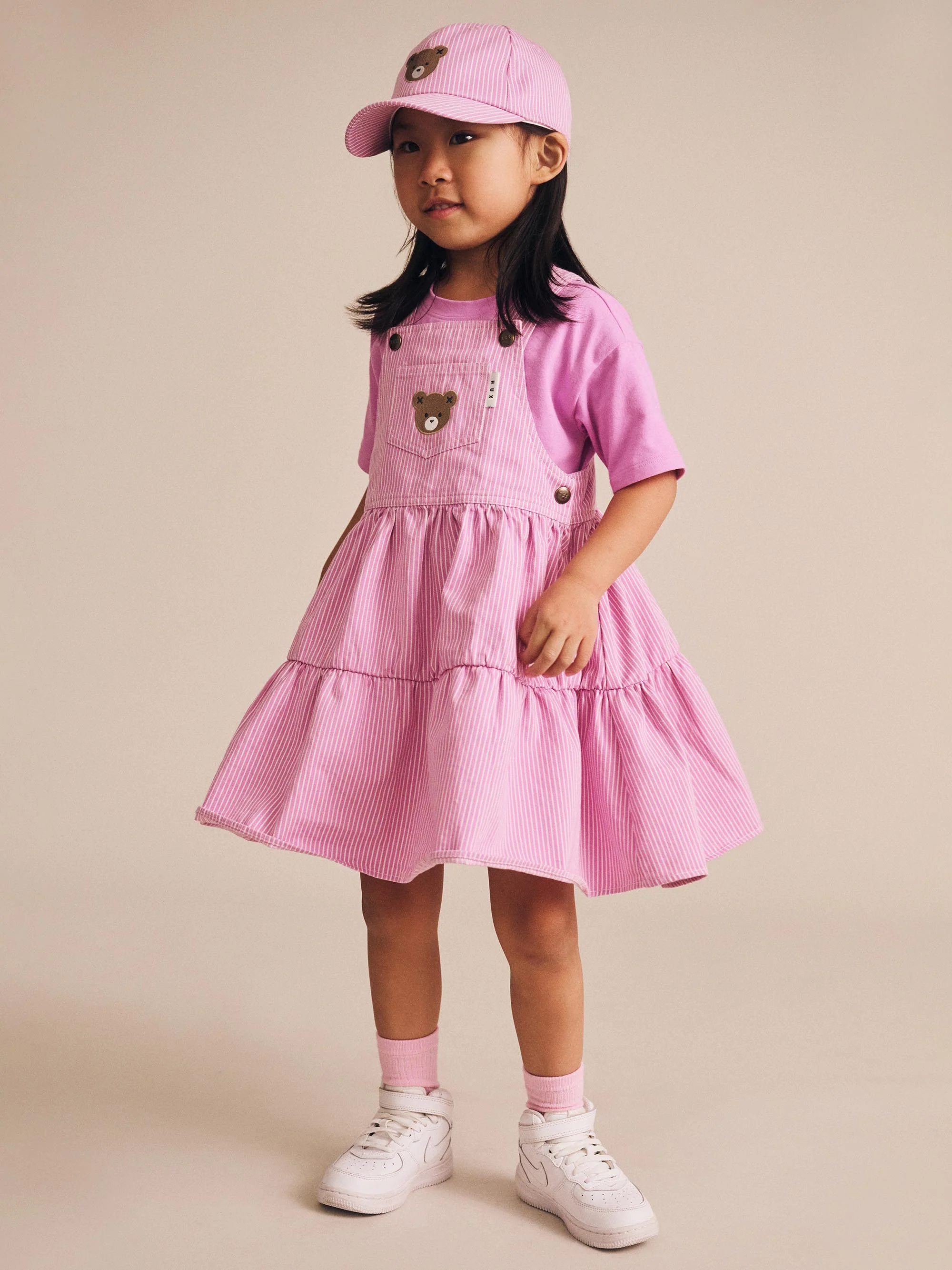 Candy Stripe Pinafore Dress - Image 2