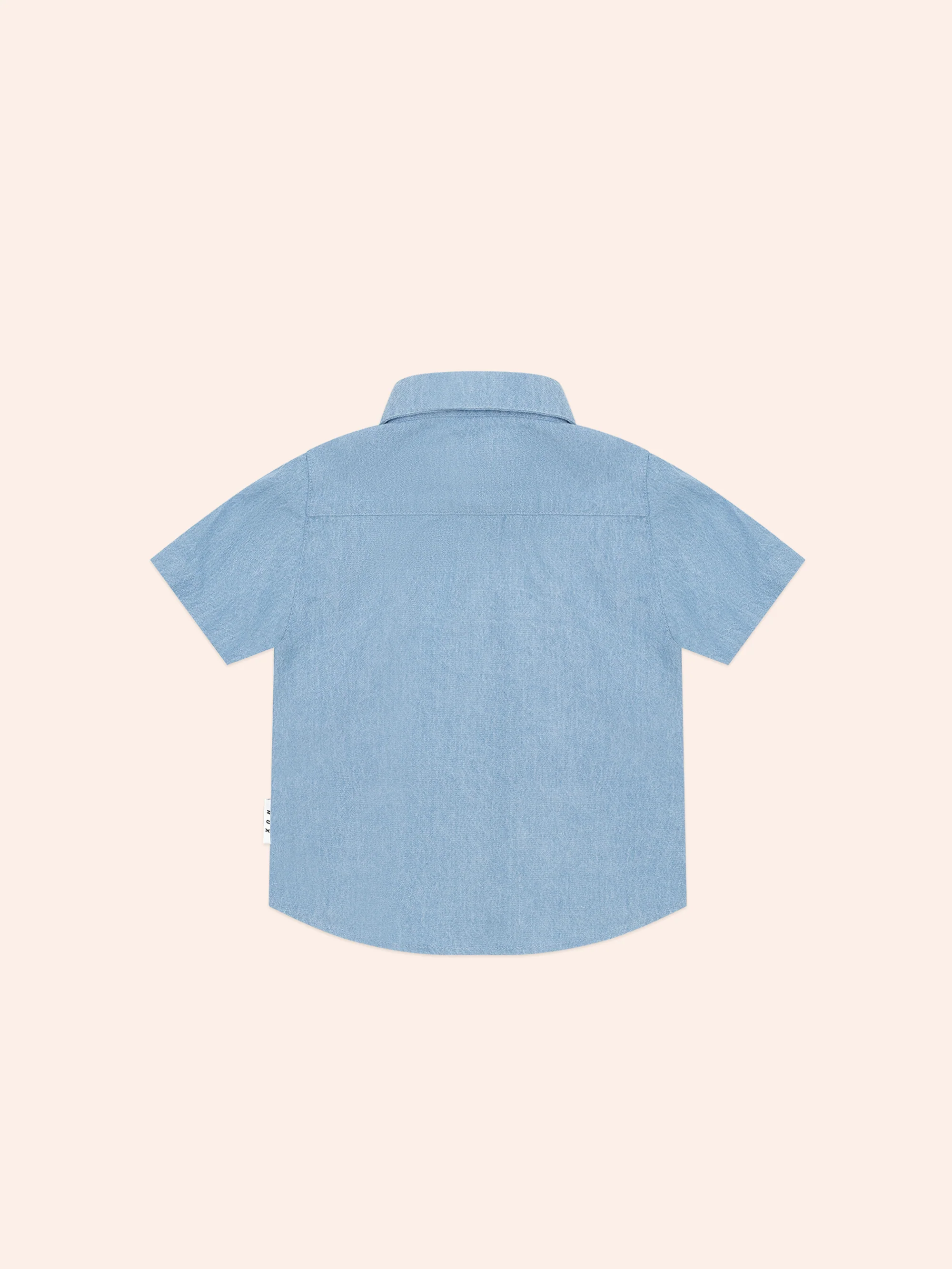 Huxbaby Chambray Hux Short Sleeve Shirt - Image 4