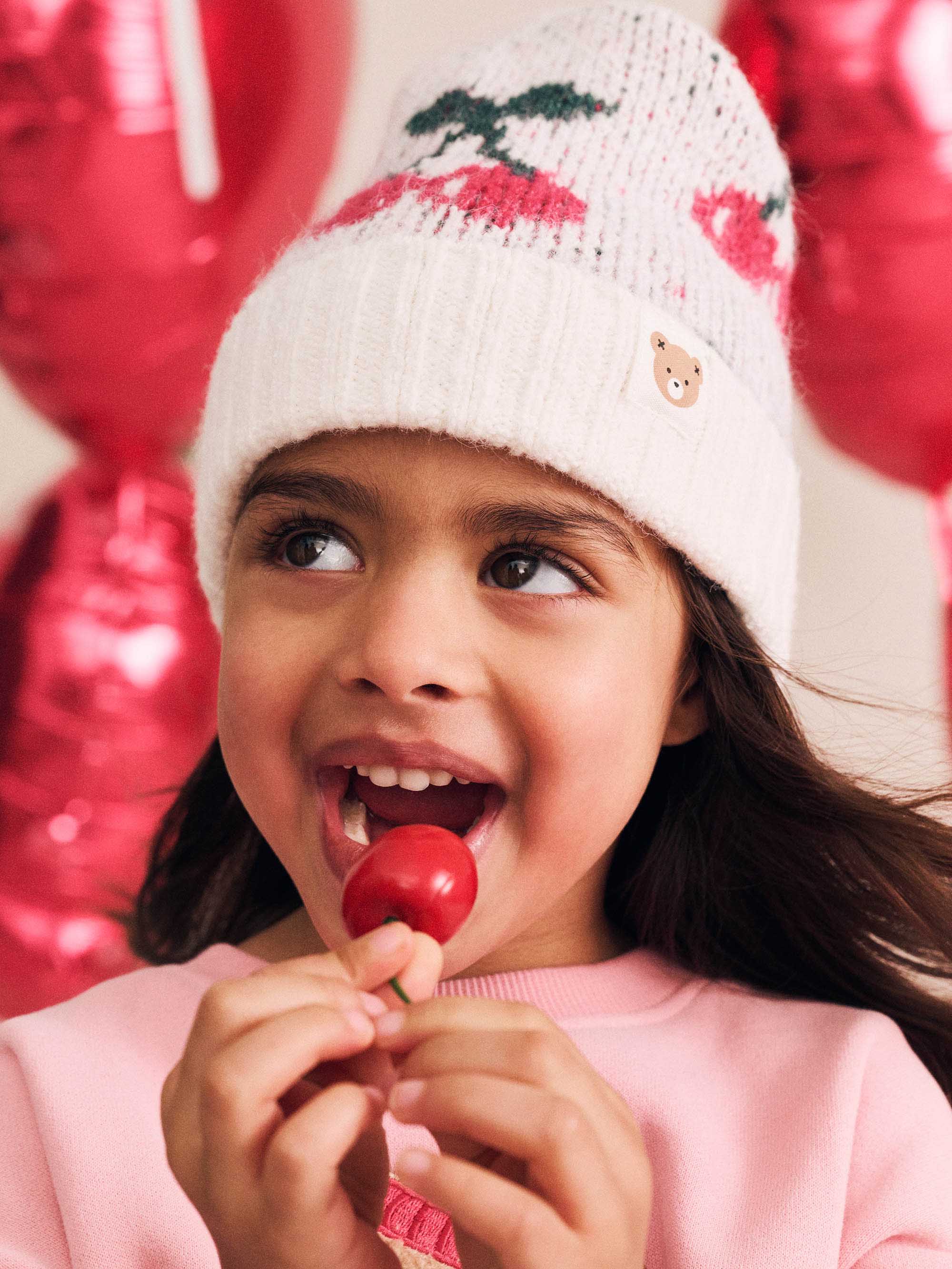 Cherry Knit Beanie - Image 5