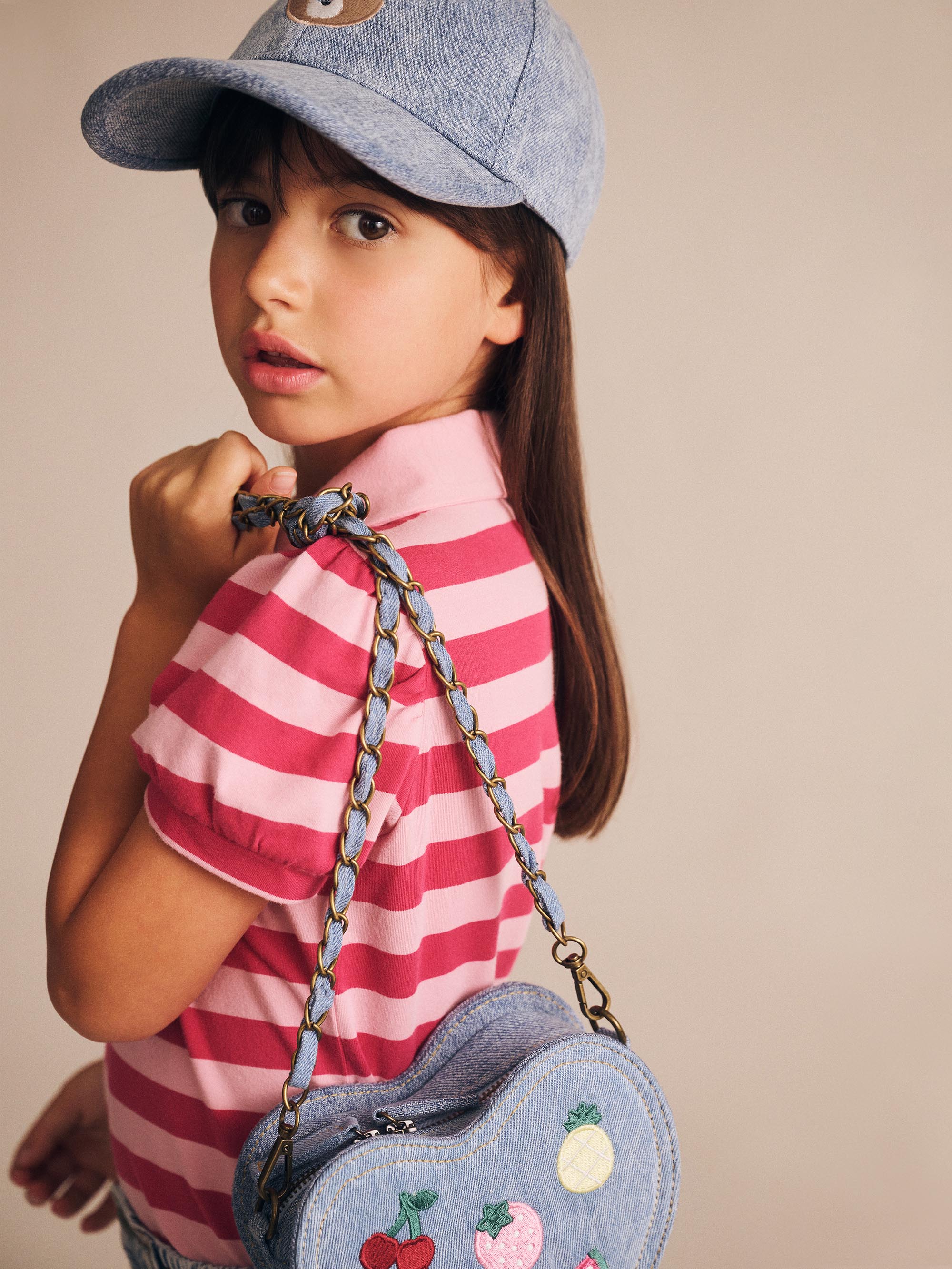 Huxbaby Cherry Pie Puff Sleeve Polo Tee - Image 5