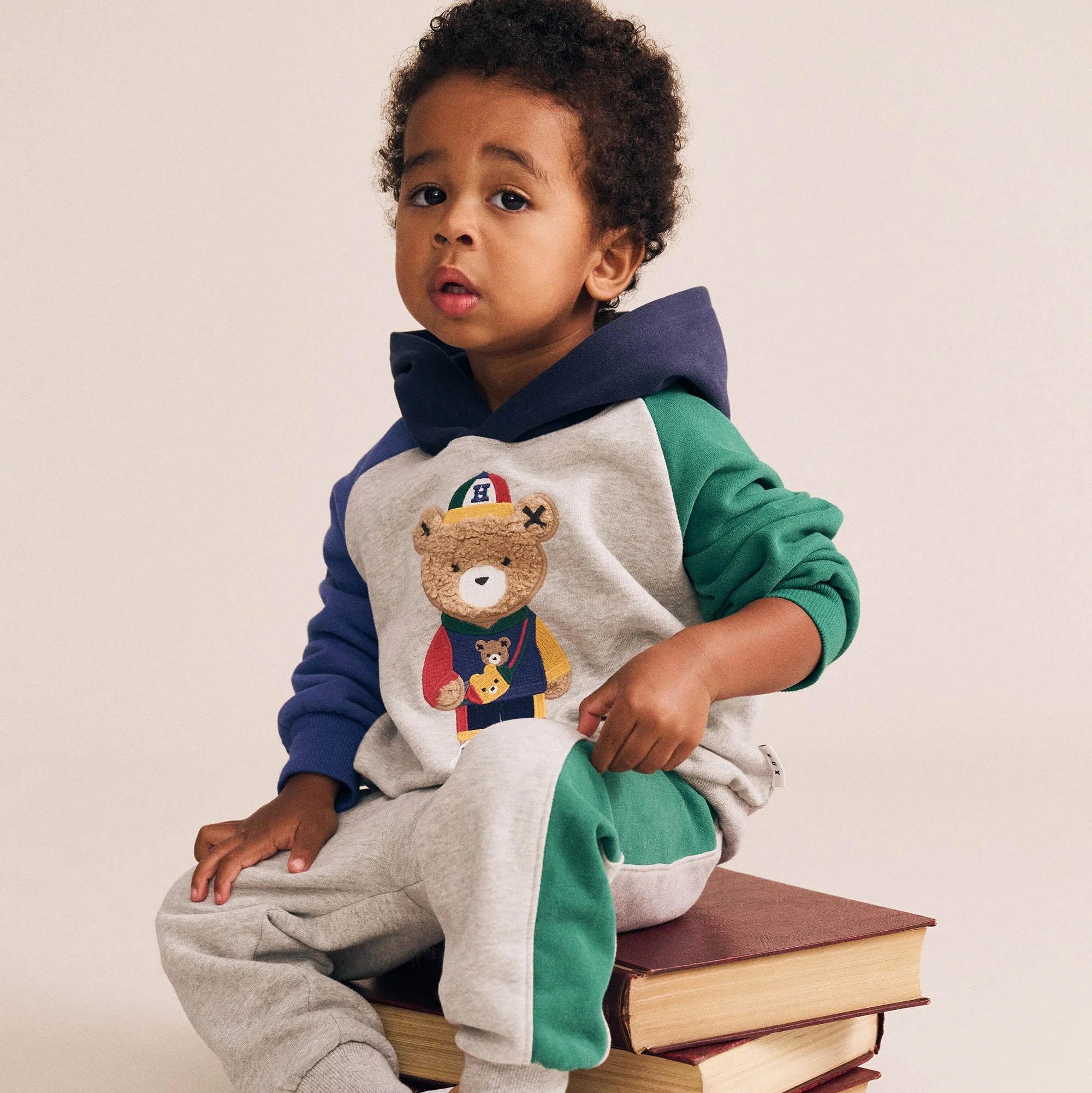 Colour Block Marle Splice Trackpant - Image 2