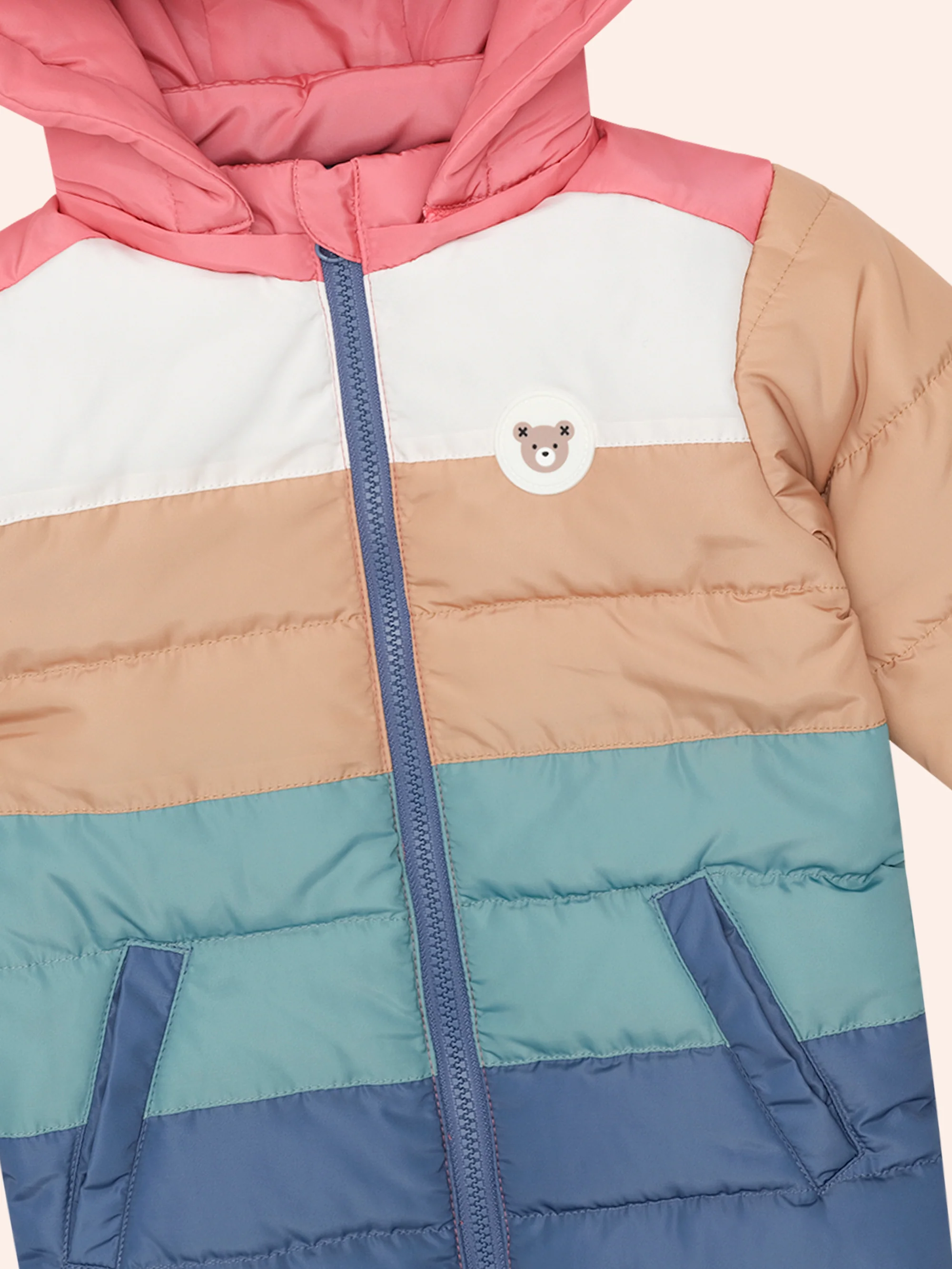 Huxbaby Colour Block Parka - Image 5