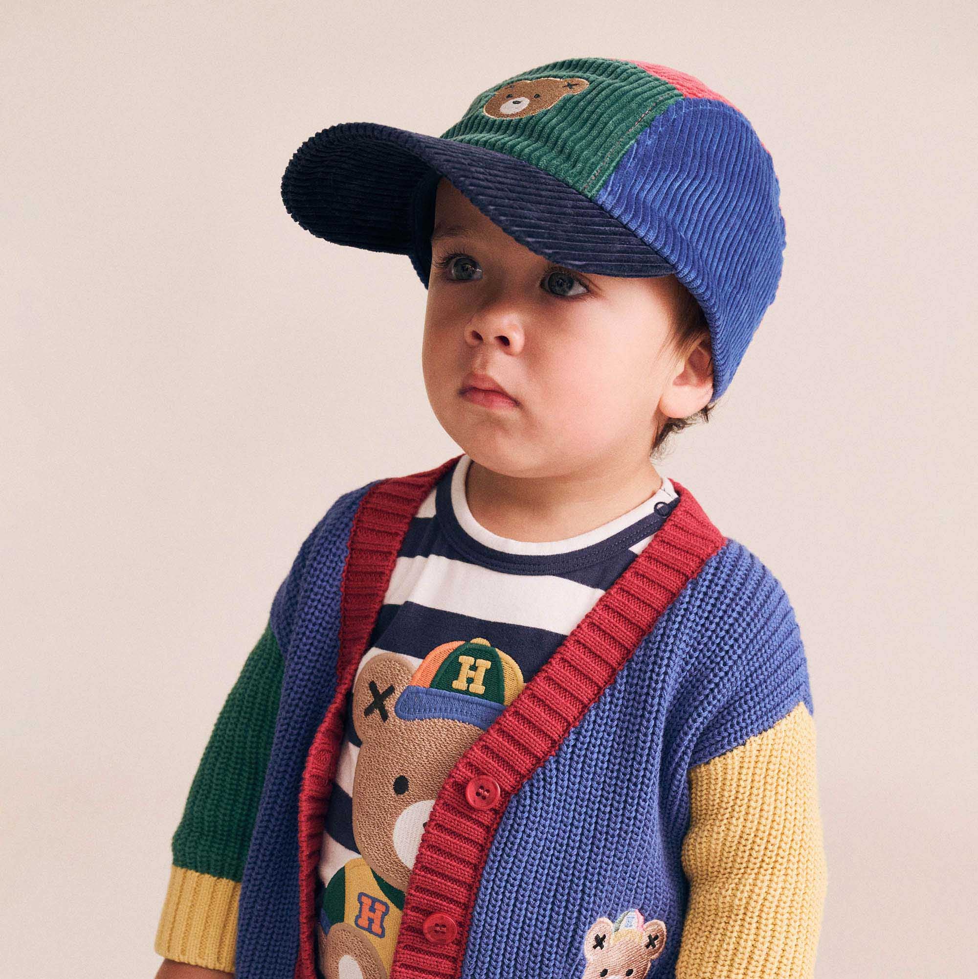 Colour Block Varsity Hux Cardi - Image 2
