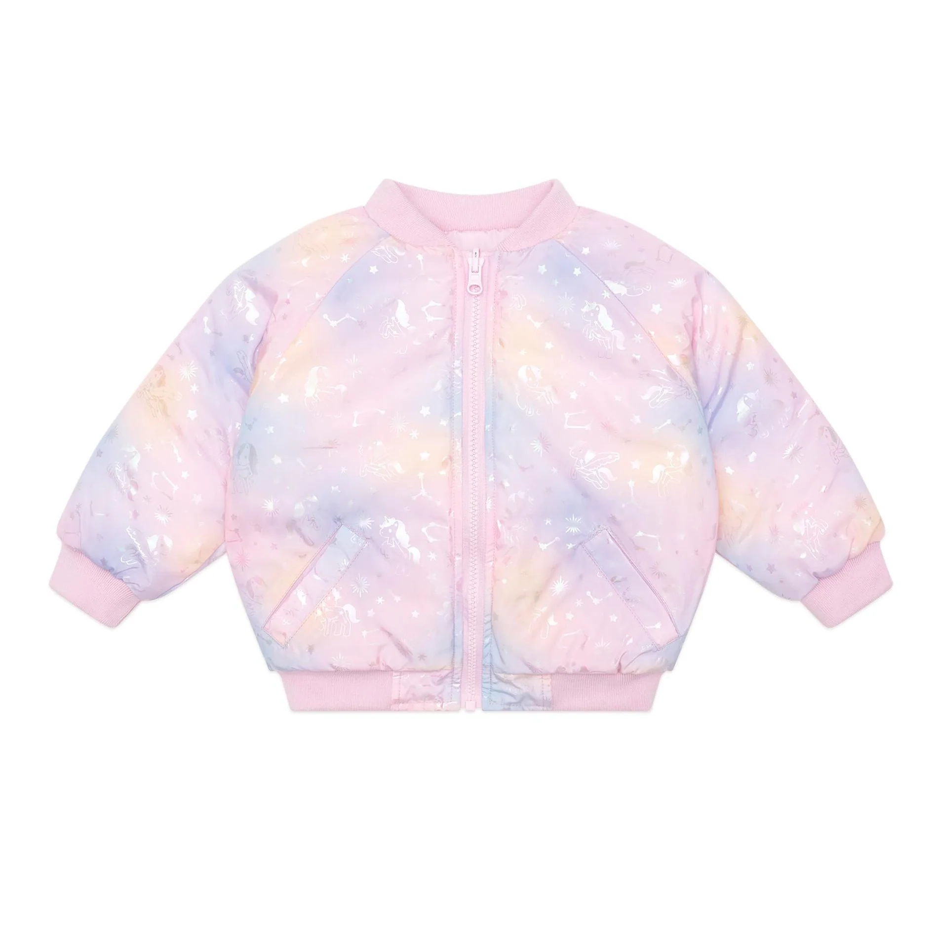 Huxbaby Cosmic Unicorn Reversible Bomber
