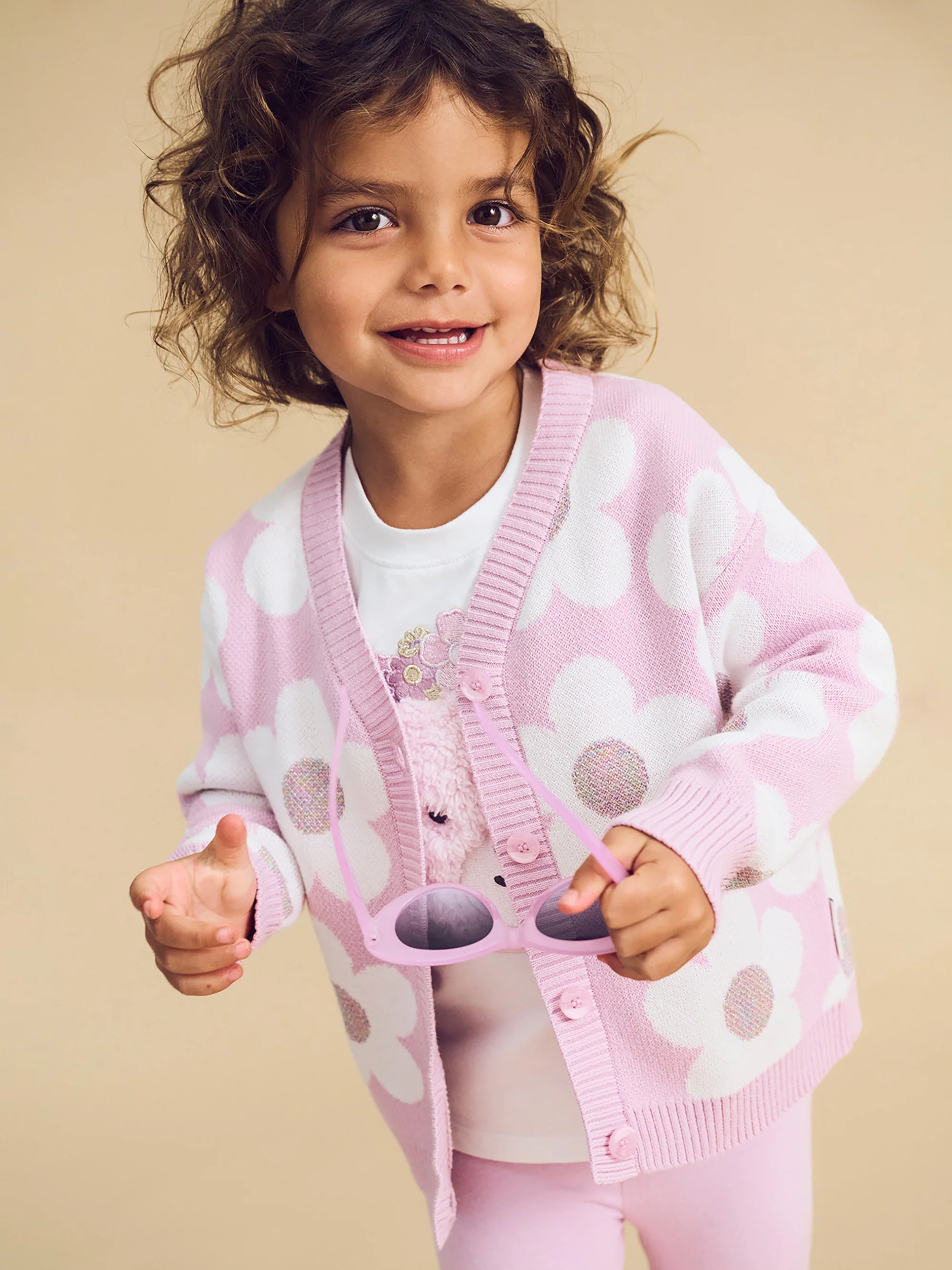 Daisy Boxy Cardi - Lilac Mist - Image 2