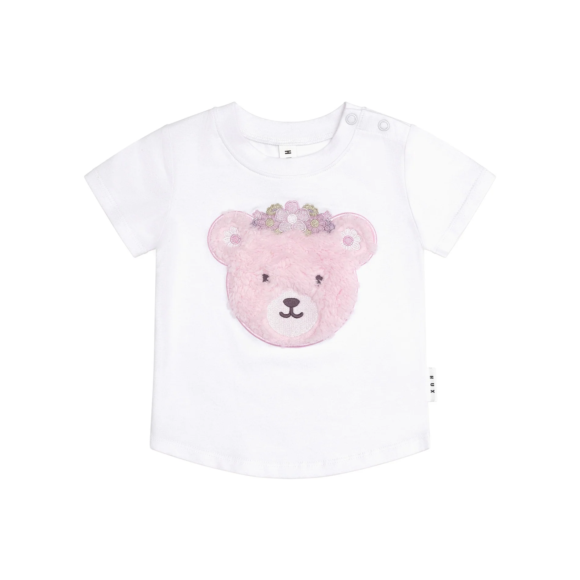 Daisy Furry Bear T-Shirt - White