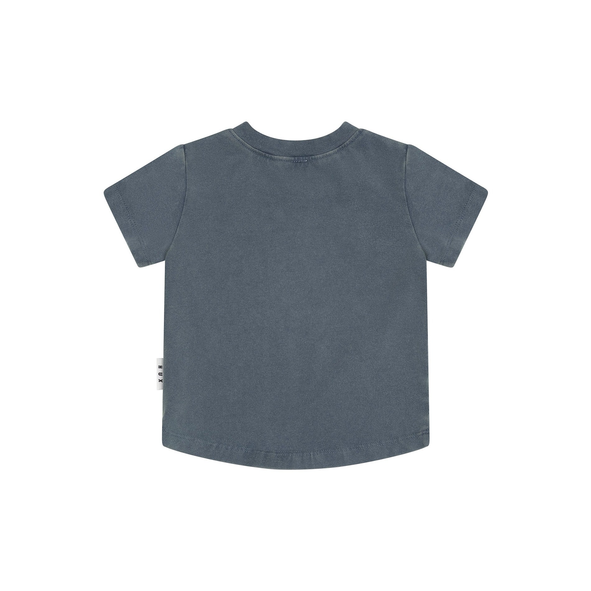 Digger Hux T-Shirt - Washed Navy - Image 4