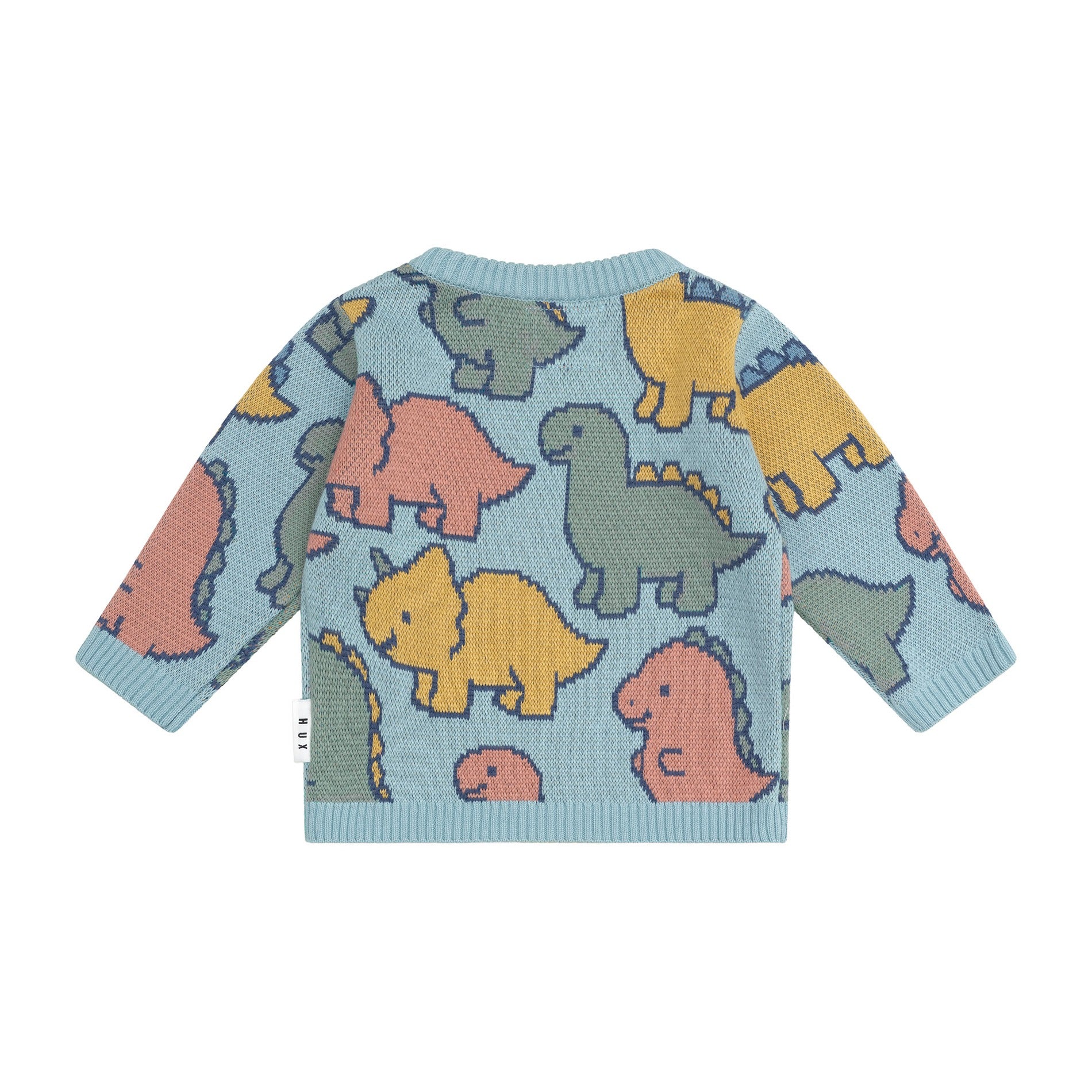 Dino Play Knit Jumper - Marine Blue - Image 4