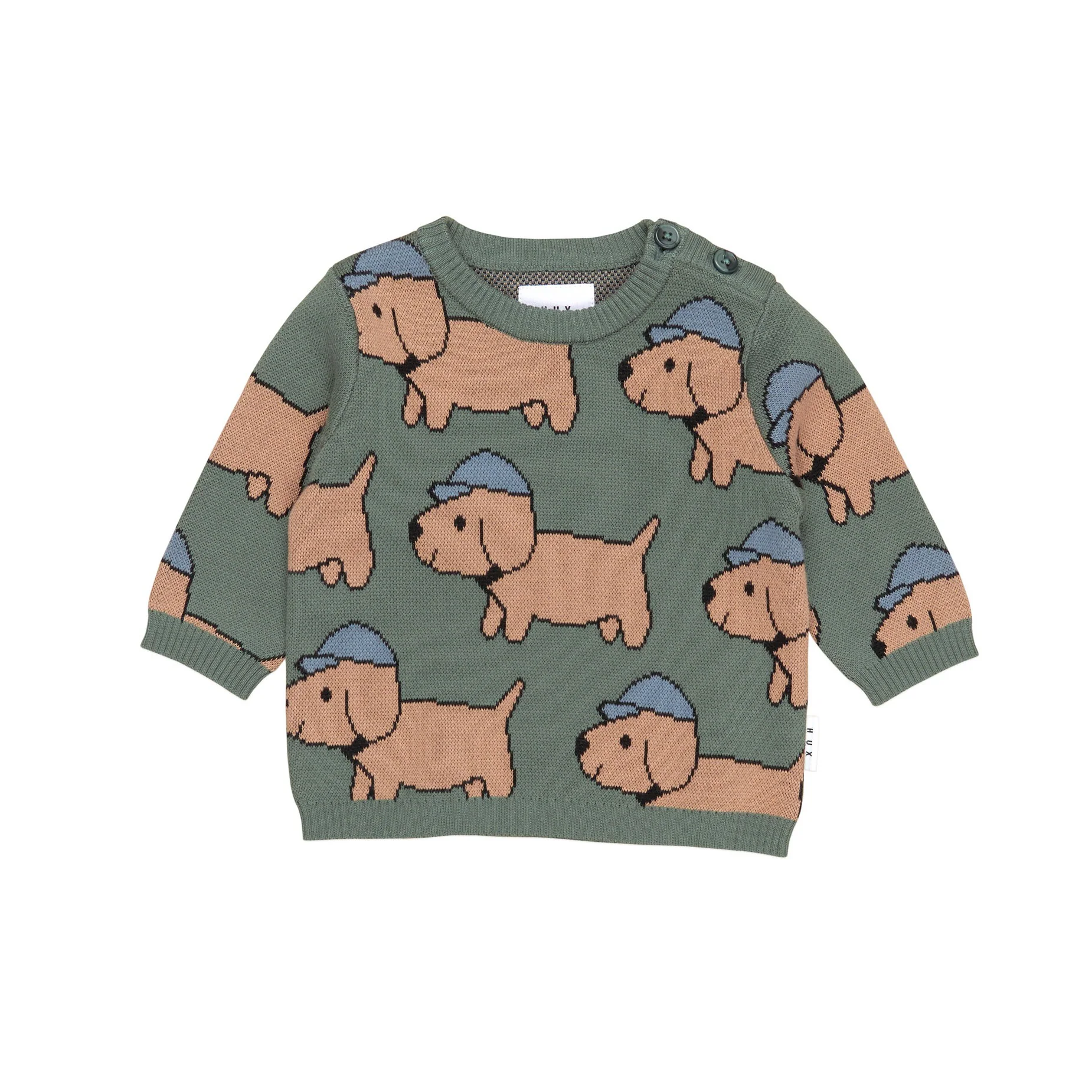 Dog Knit Jumper - Light Spruce