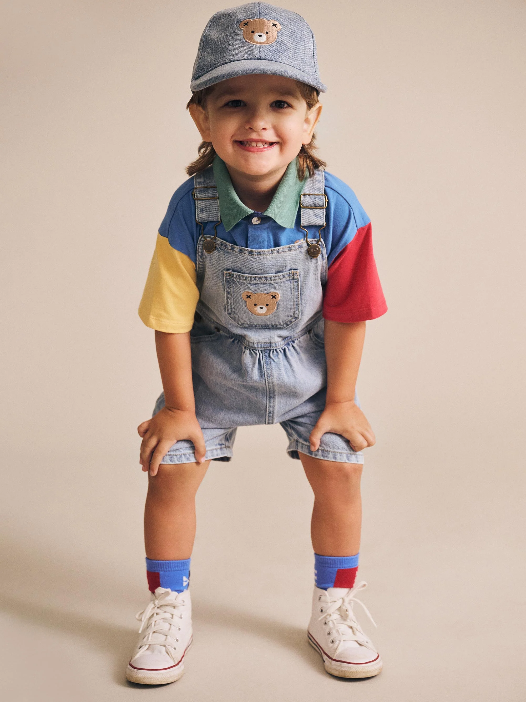 Dreamy Denim Short Overalls - Image 2