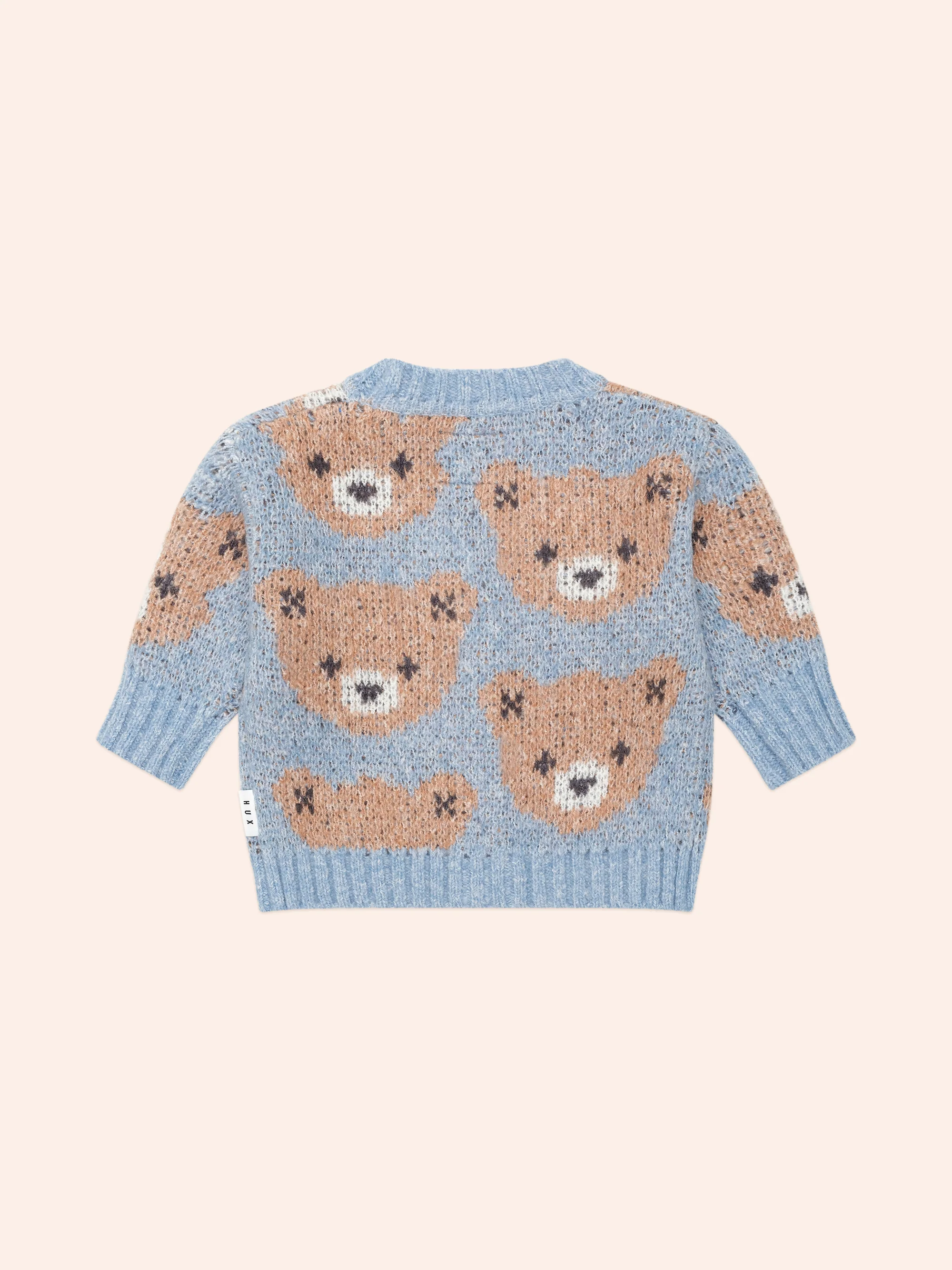 Huxbaby Dusk Blue Huxbear Knit Cardi - Image 6