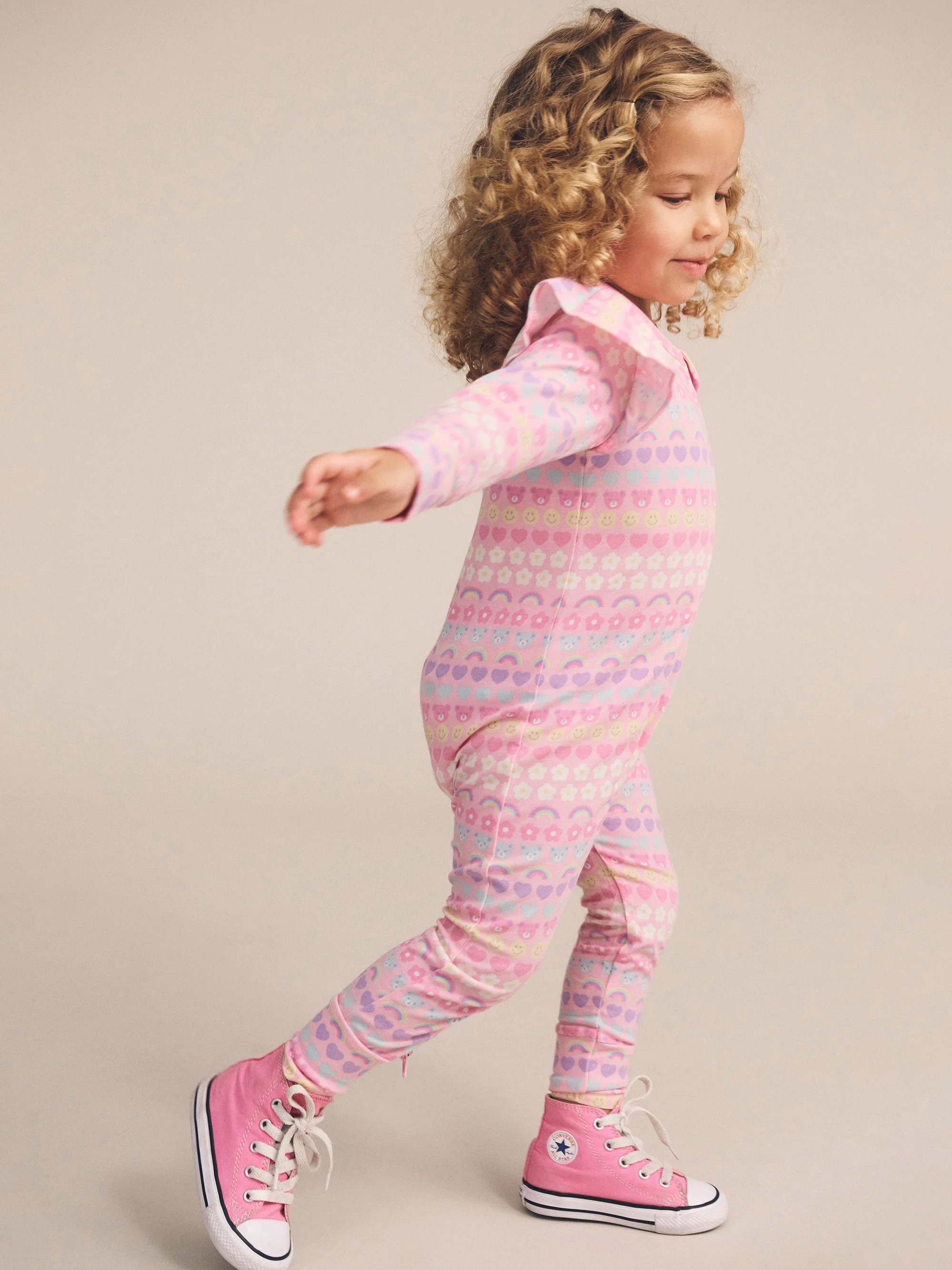 Huxbaby Emoji Rainbow Frill Romper - Image 3