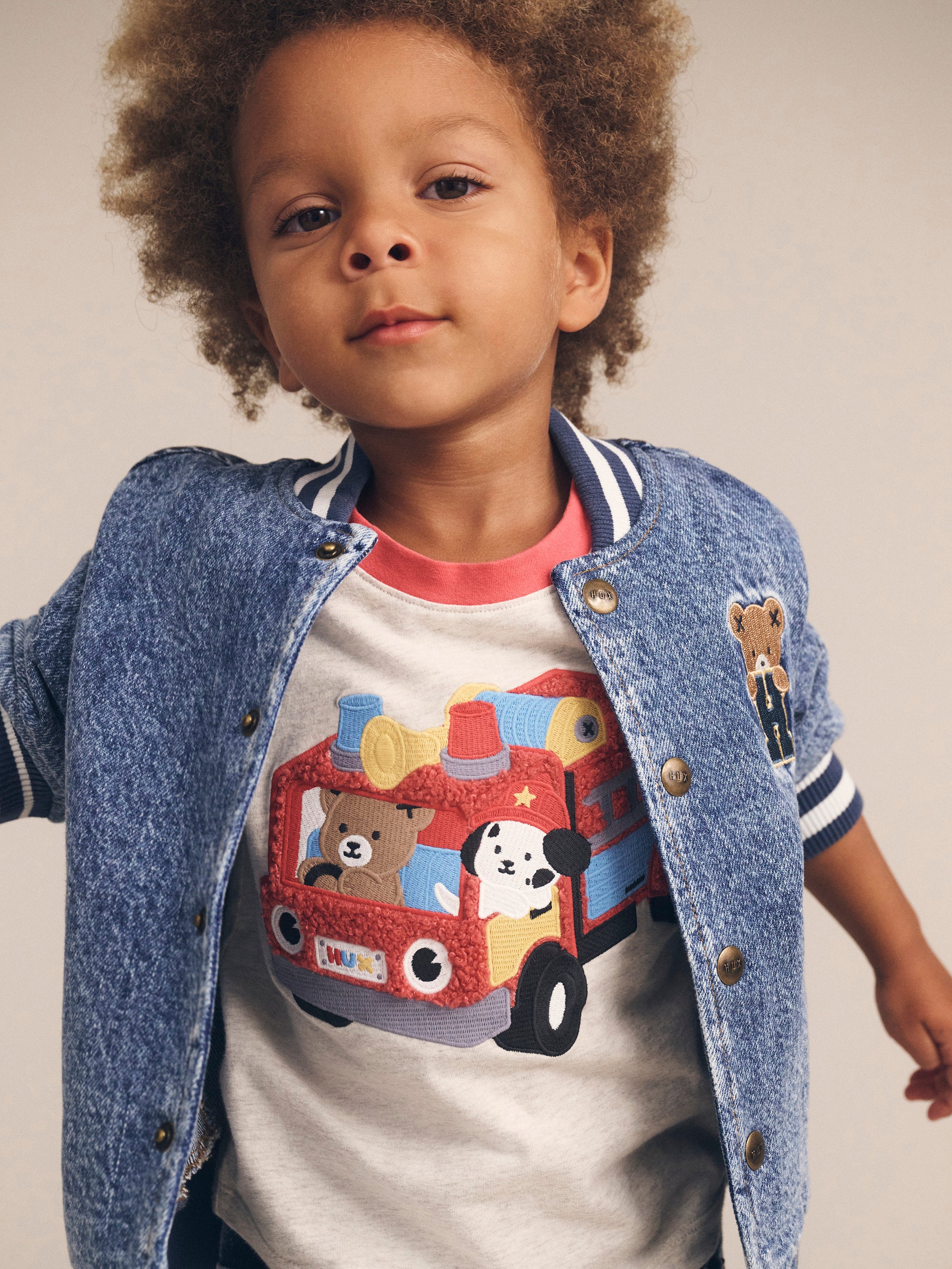 Huxbaby Firetruck Hux T-Shirt - Image 2