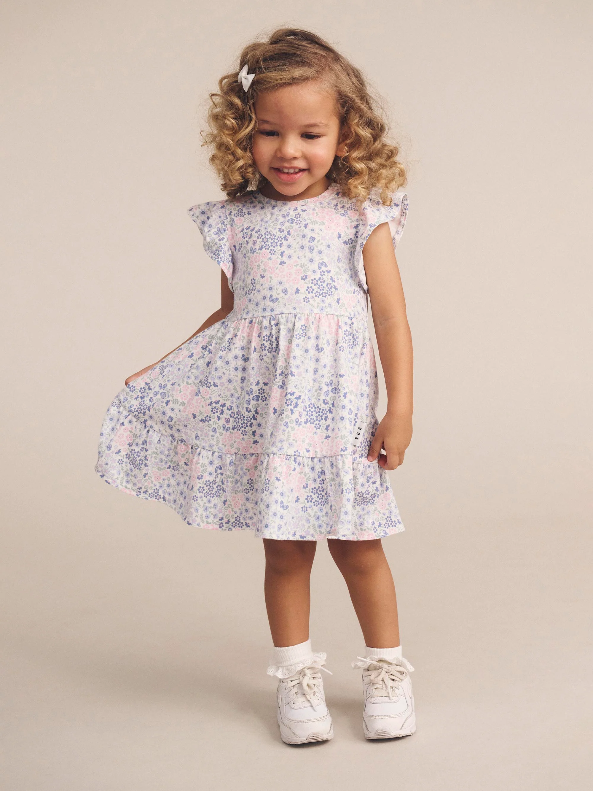 Huxbaby Flower Garden Tier Dress - Image 3
