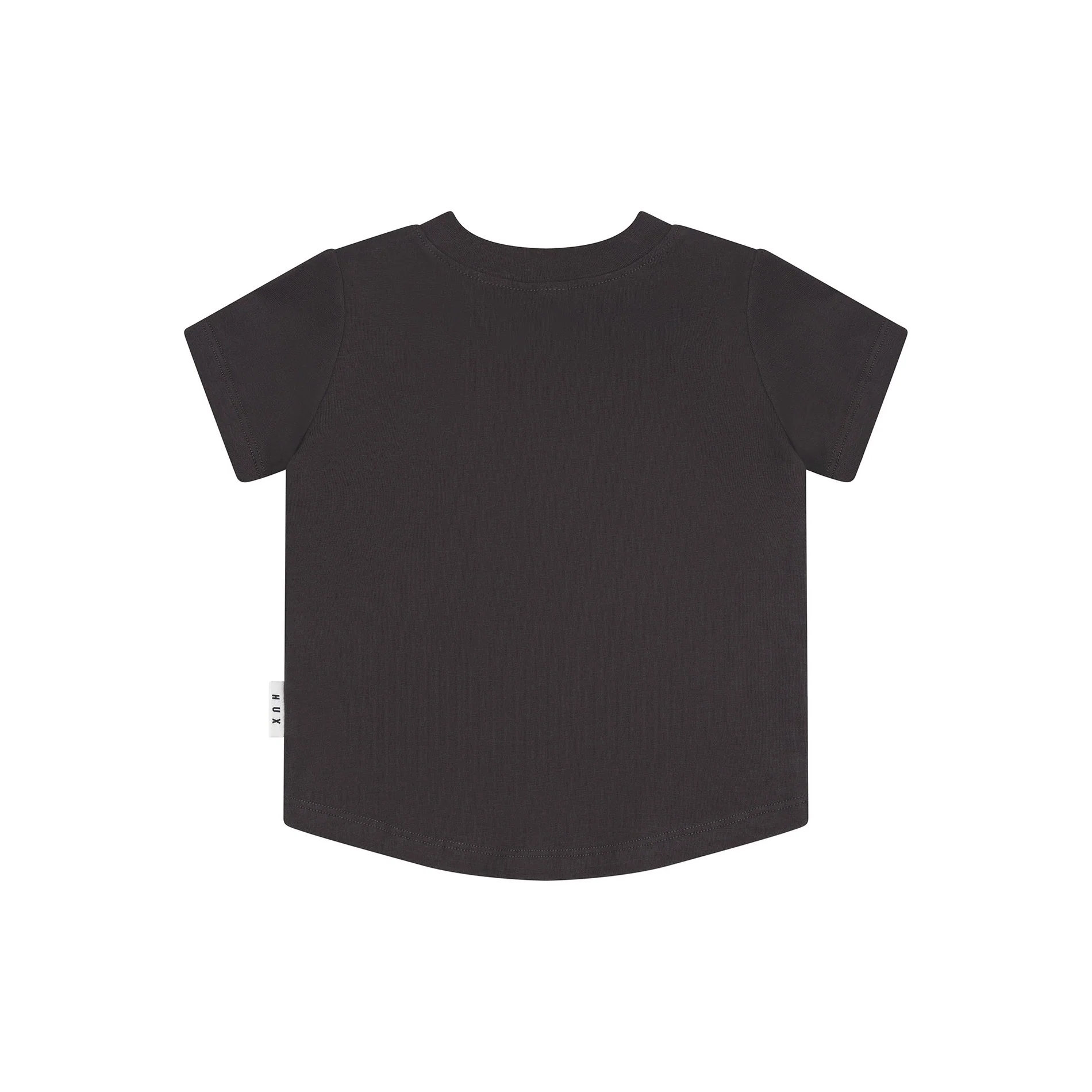 Footy Hux T-Shirt - Soft Black - Image 3