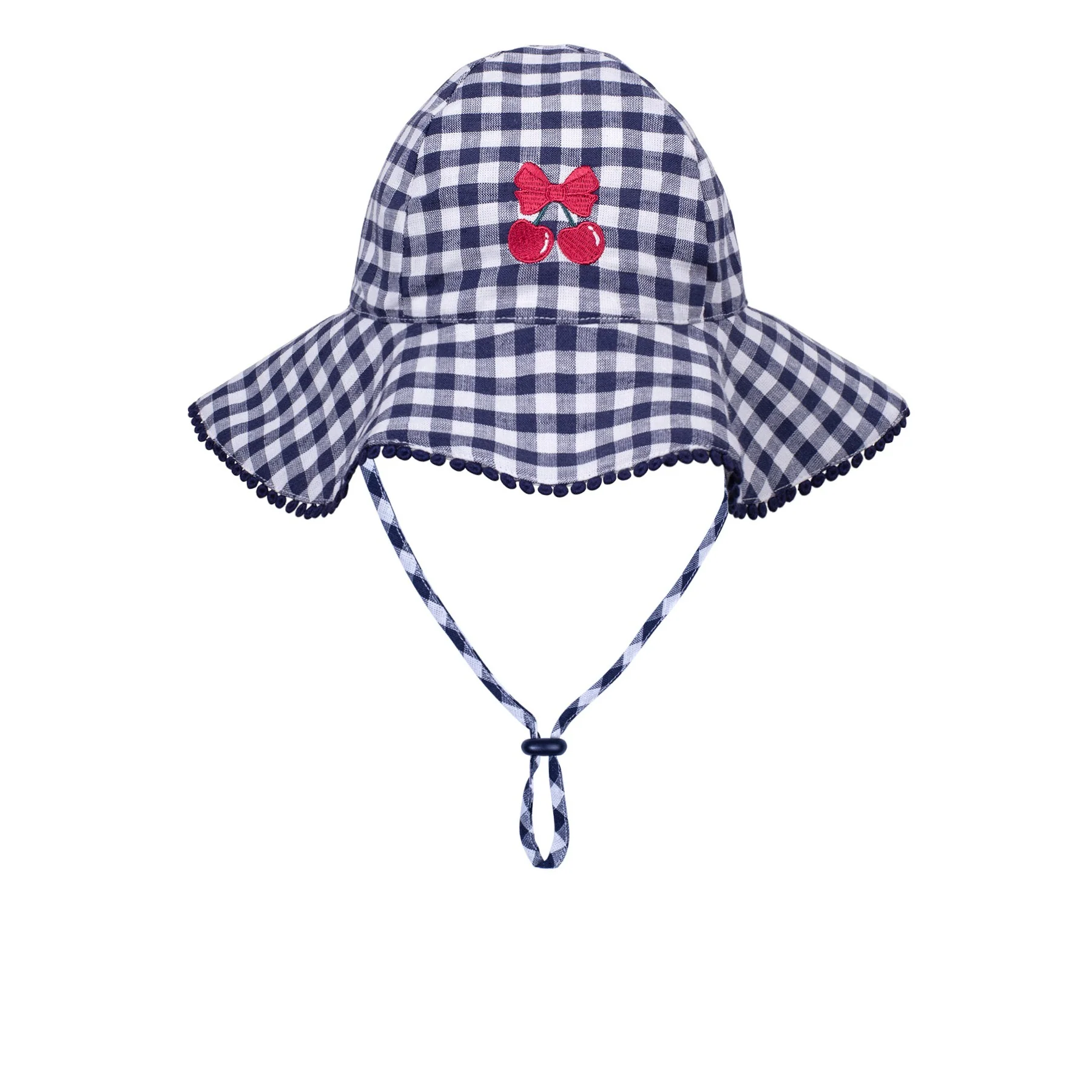 Frilly Sunhat Cherry Pie Check